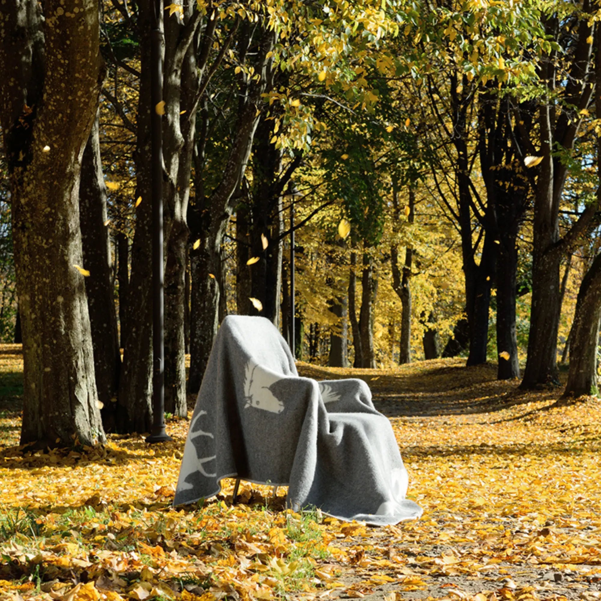 Horse Grey Wool Blanket JJ Textile