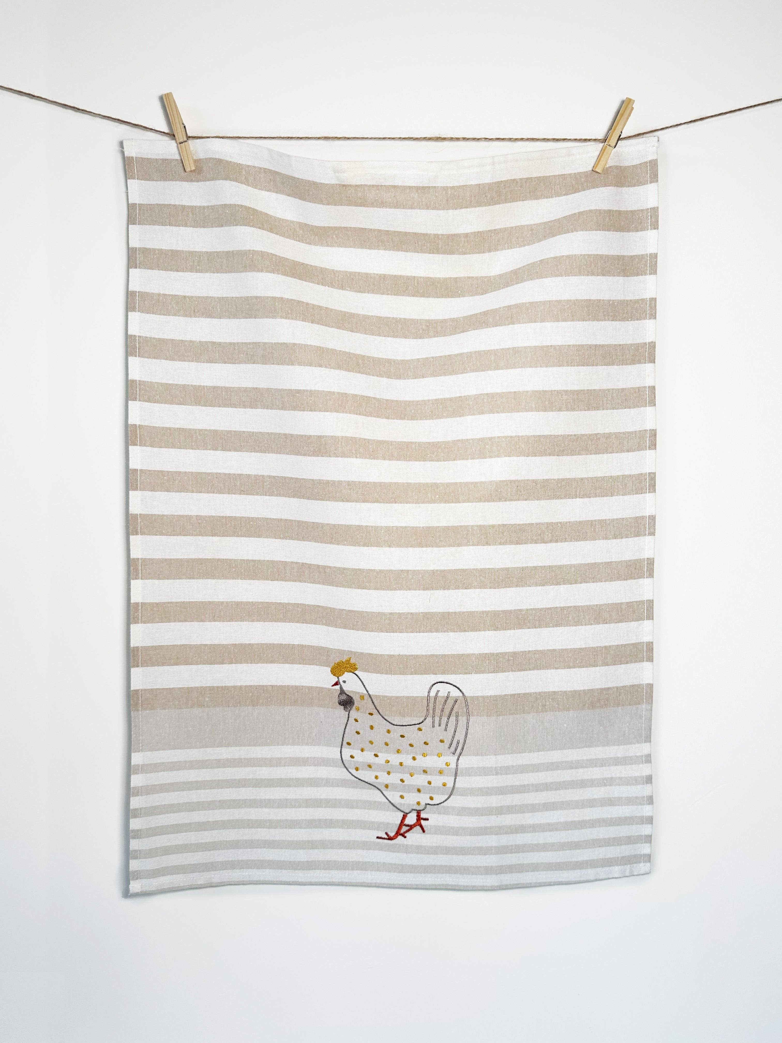 Landlust "Country" Pearl Chicken Tea Towel