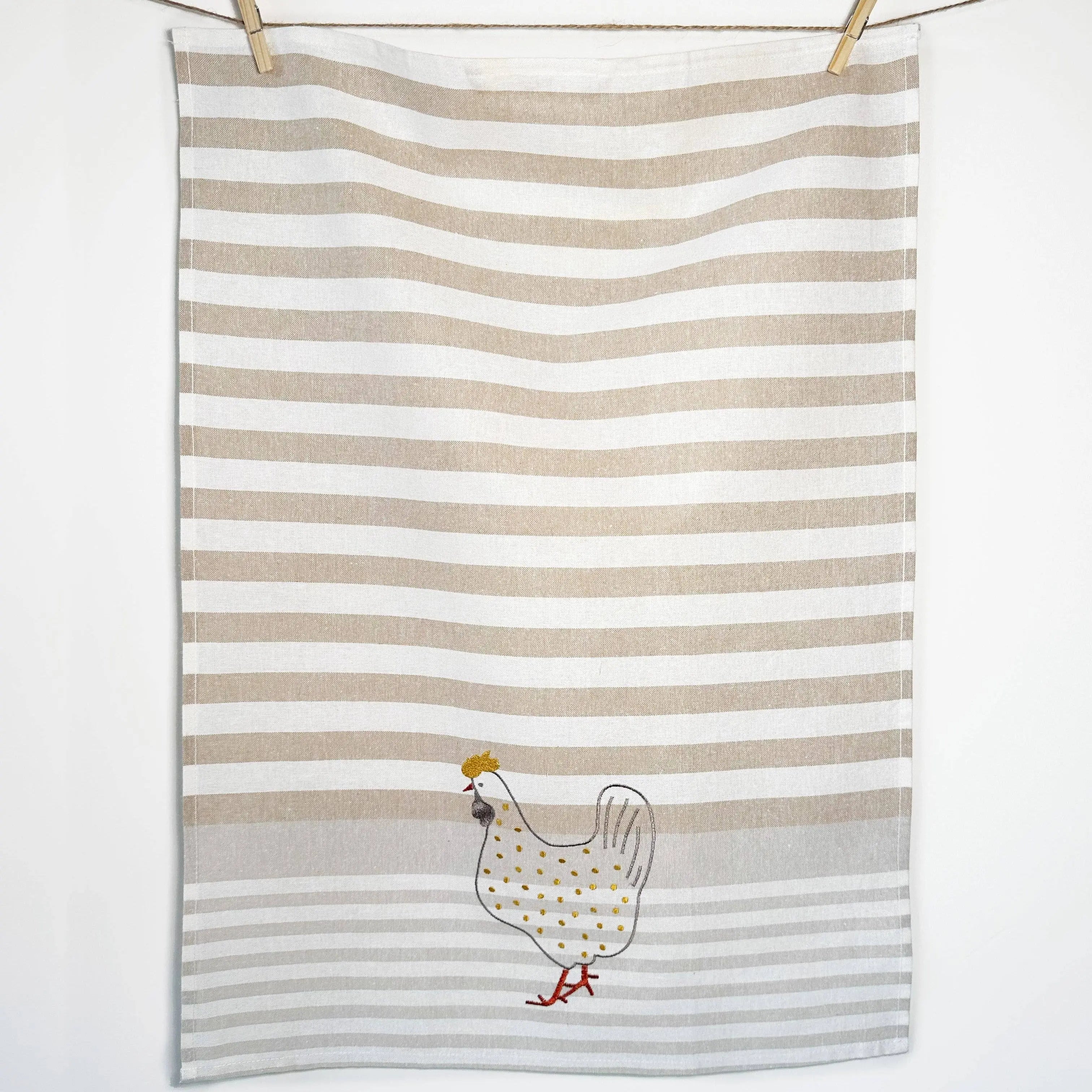 Landlust "Country" Pearl Chicken Tea Towel Grubentuch Australia