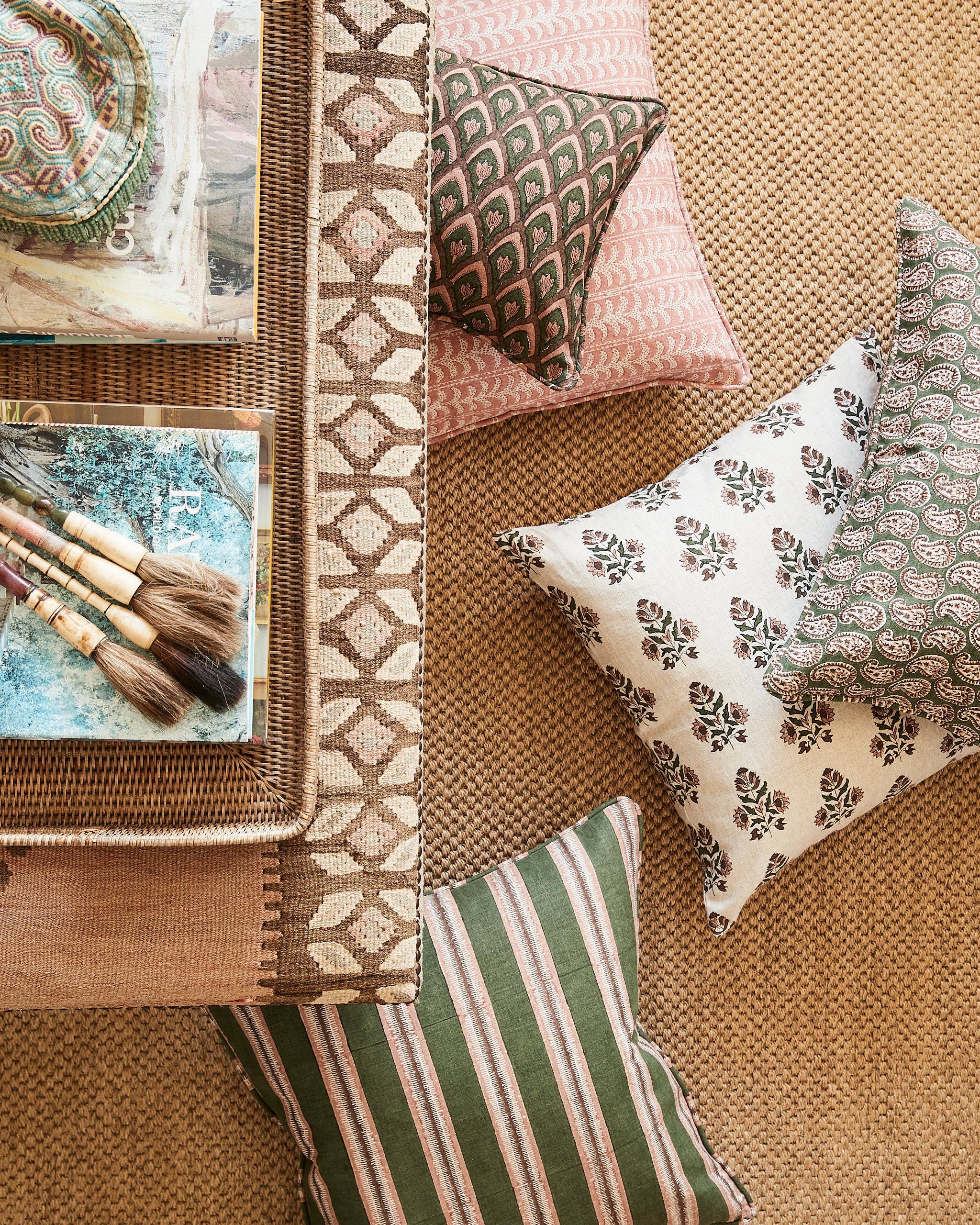 Ankara Rosewood Cushion Cover Only - Walter G