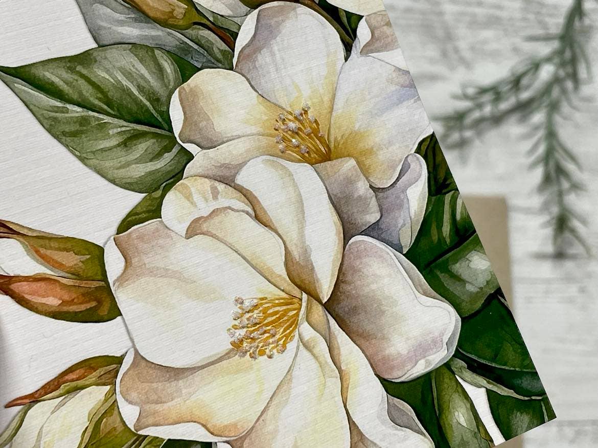Mothers Day Card - Gardenia
