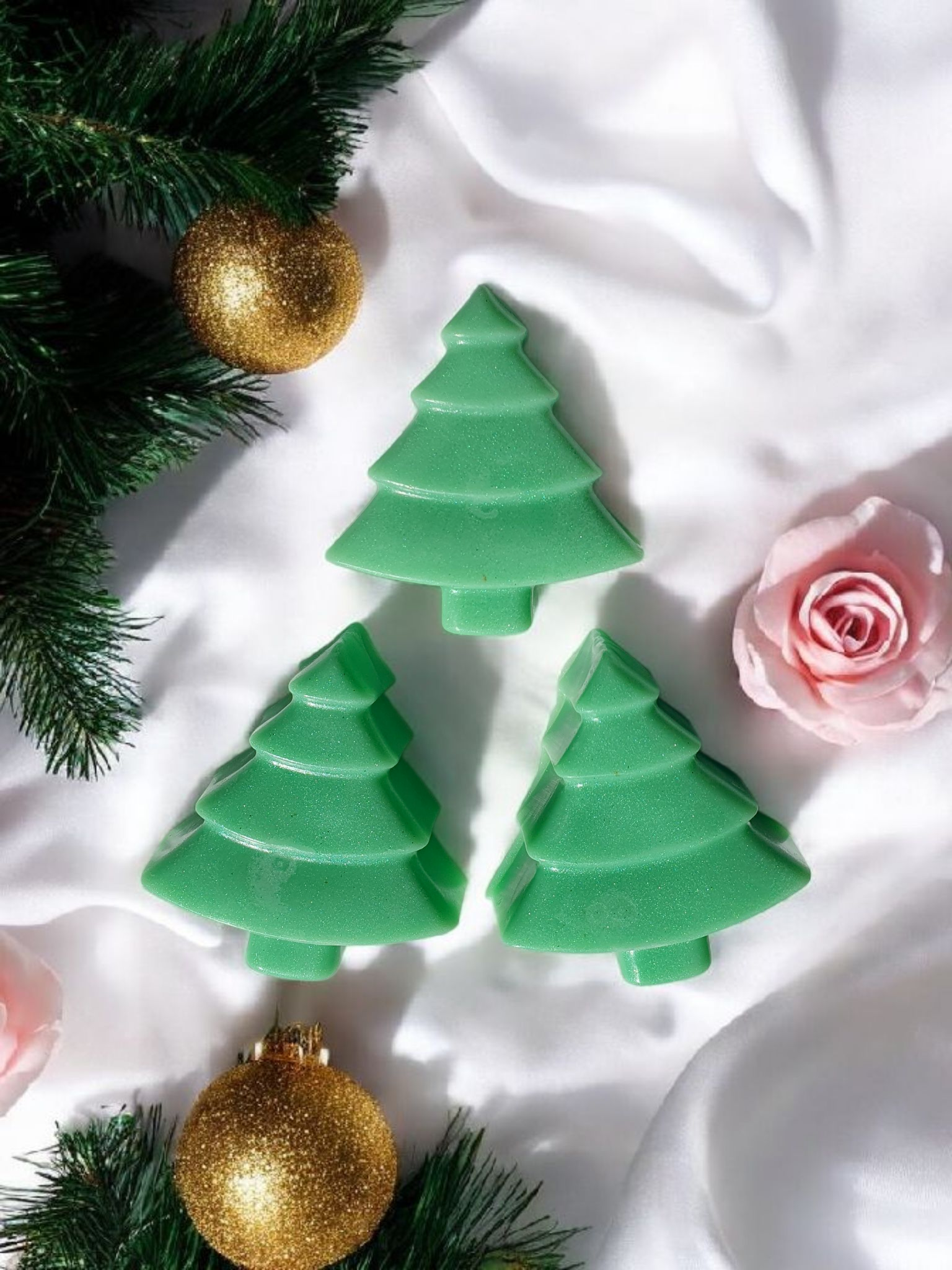 Handmade Christmas Tree Soap Bars – 70gm Butler Bath Products