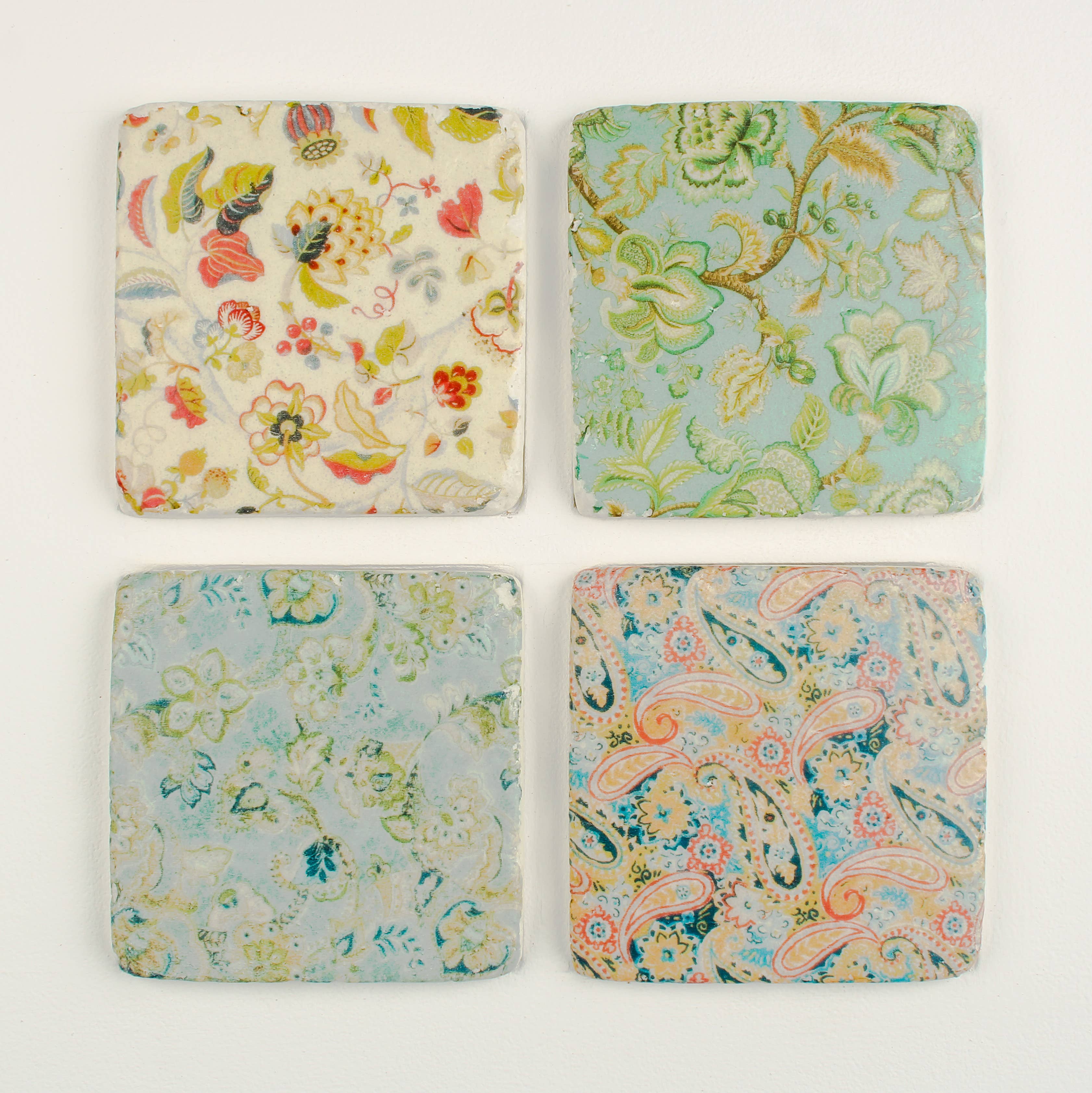 Floral Coasters – Set of 4