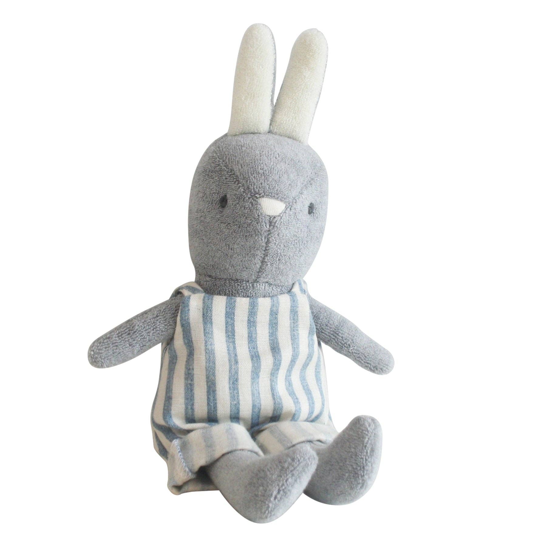 Baby Benny Bunny – Chambray Stripe (25 cm)