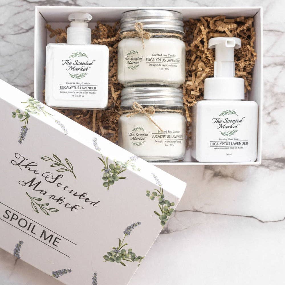 Spoil Me Gift Box – Eucalyptus Lavender The Scented Market