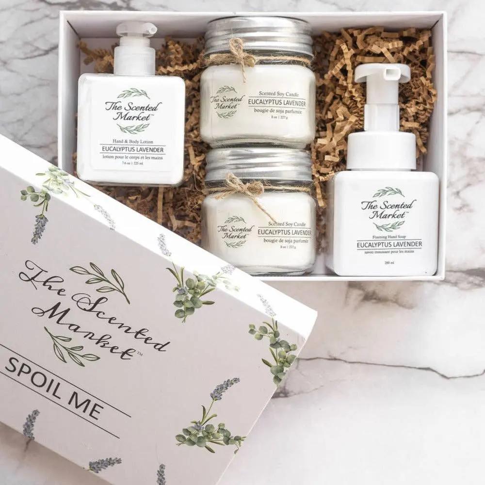 Spoil Me Gift Box – Eucalyptus Lavender The Scented Market