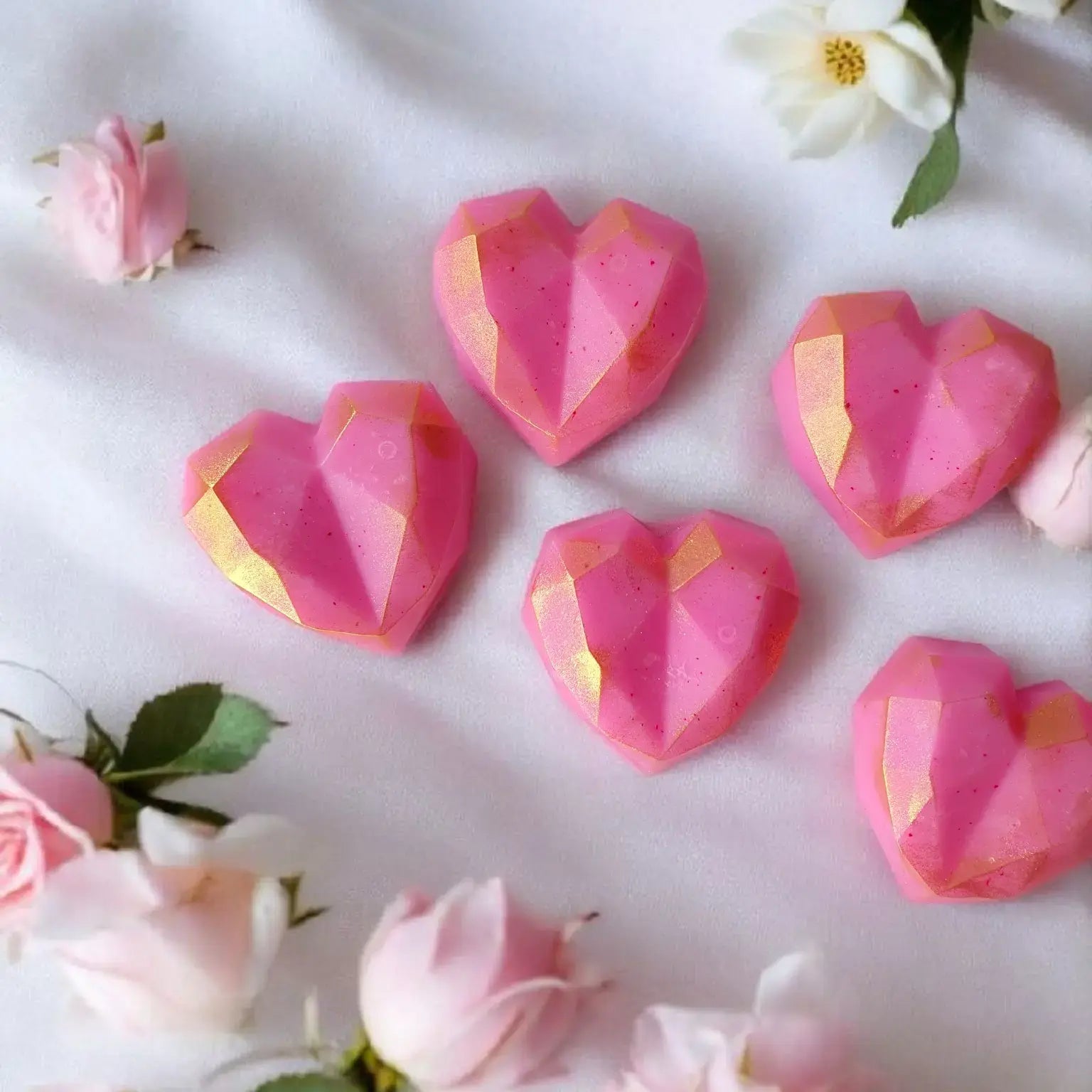Handmade Love Heart Soap Bars – 50g Butler Bath Products