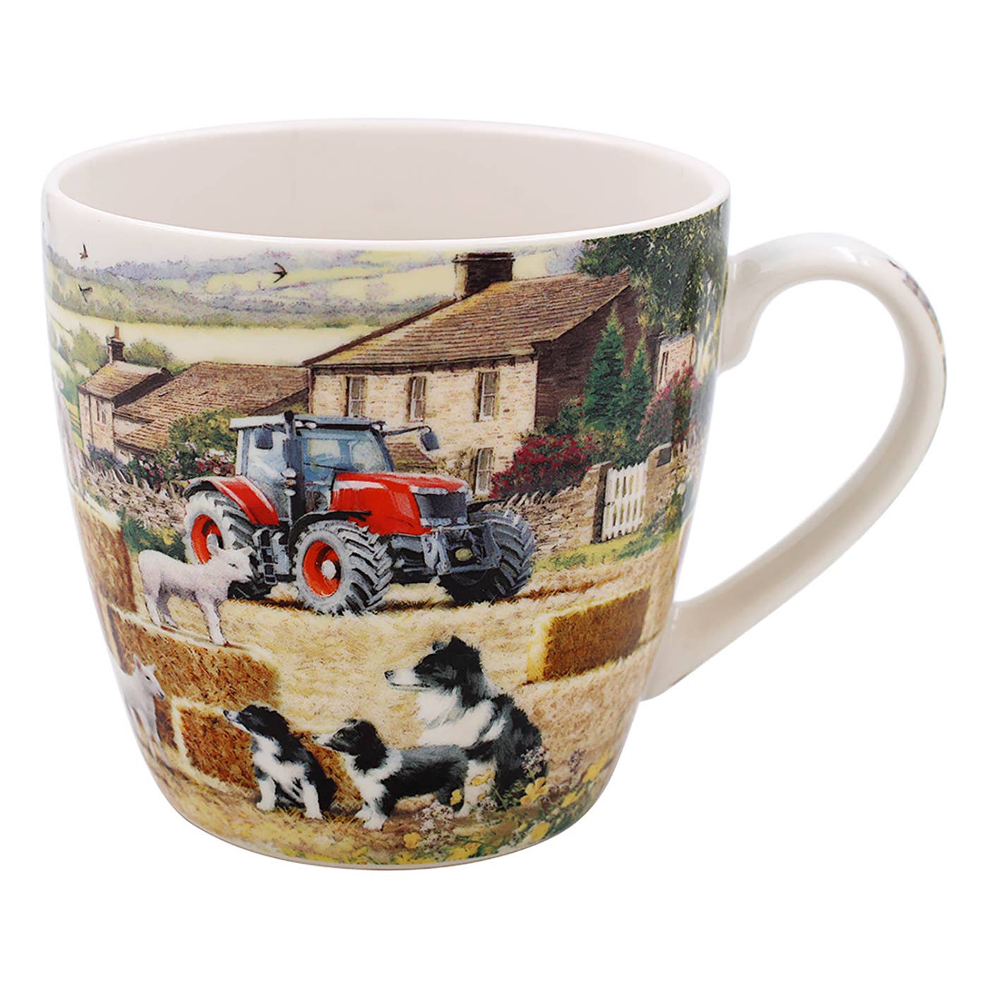 Collie & Sheep Breakfast Mug Joe Davies