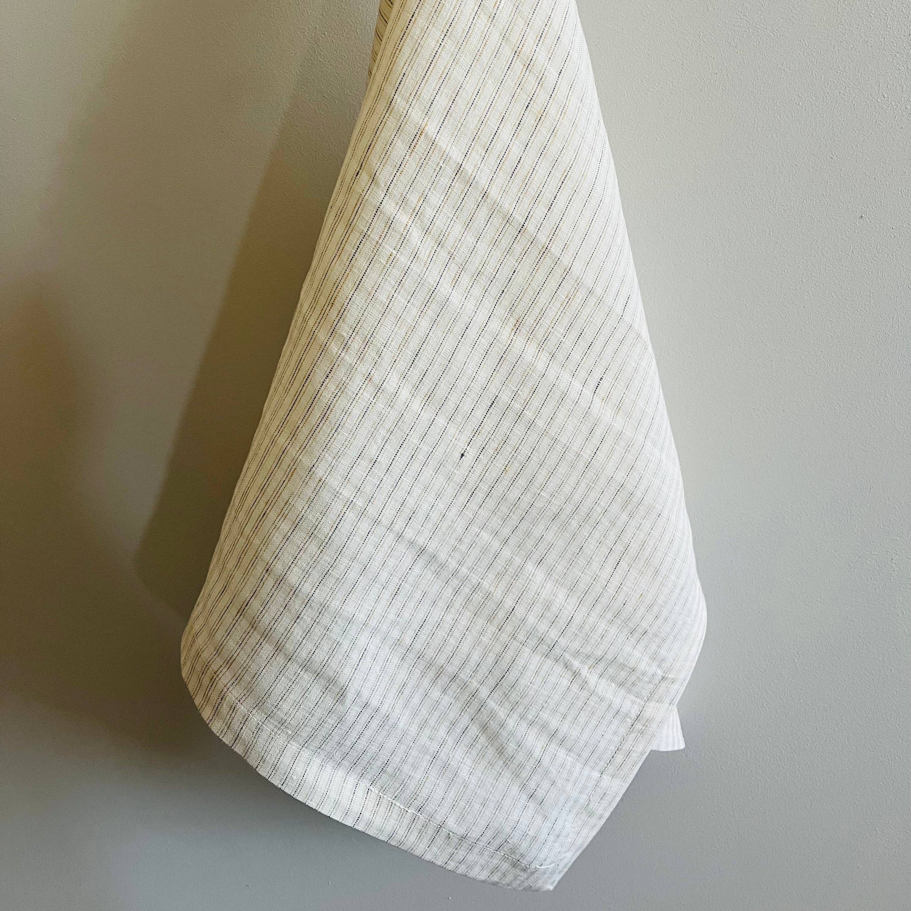 Pure French Linen Tea Towel - Vintage Stripe Mama and Tochter