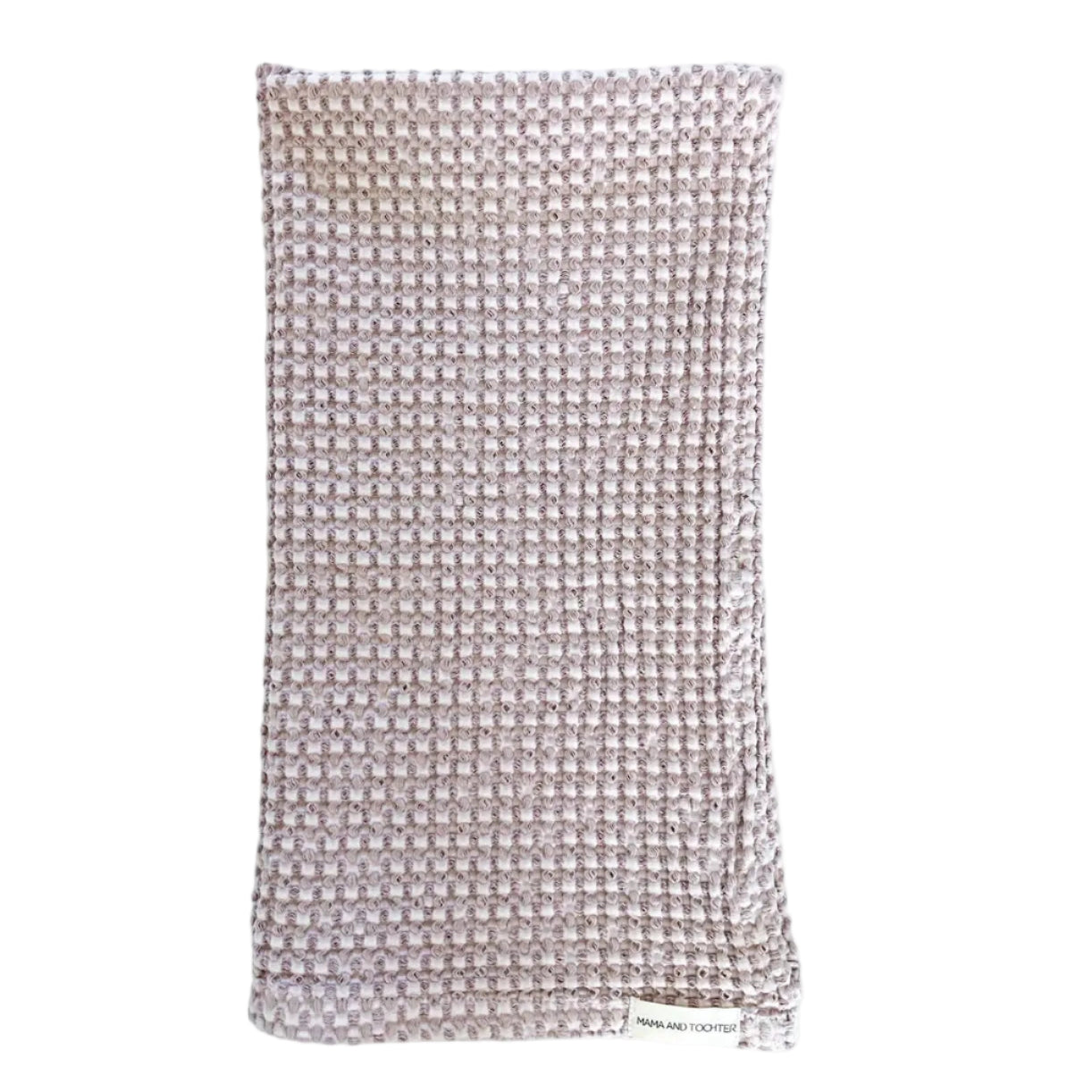 100% Organic Cotton Rustic Waffle Tea Towel – Dusty Pink (Extra Large) Mama and Tochter