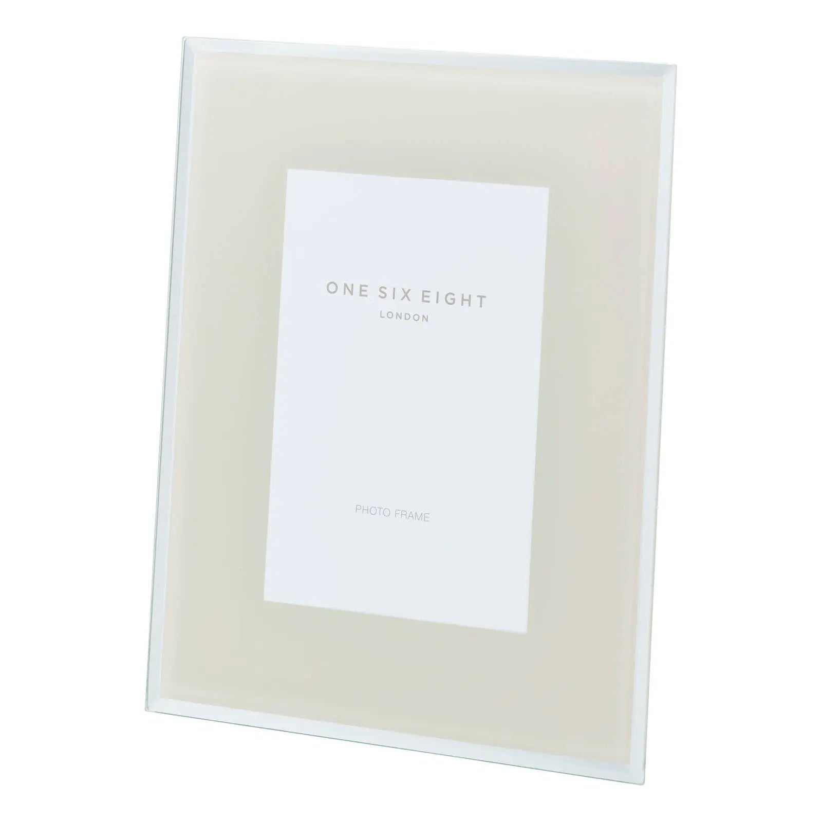 Clara 7 X 5 Off White Glass Photo Frame One Six Eight London