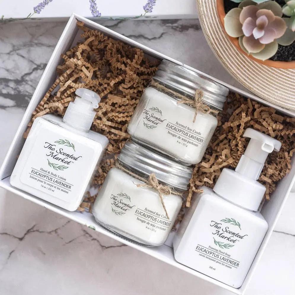 Spoil Me Gift Box – Eucalyptus Lavender The Scented Market