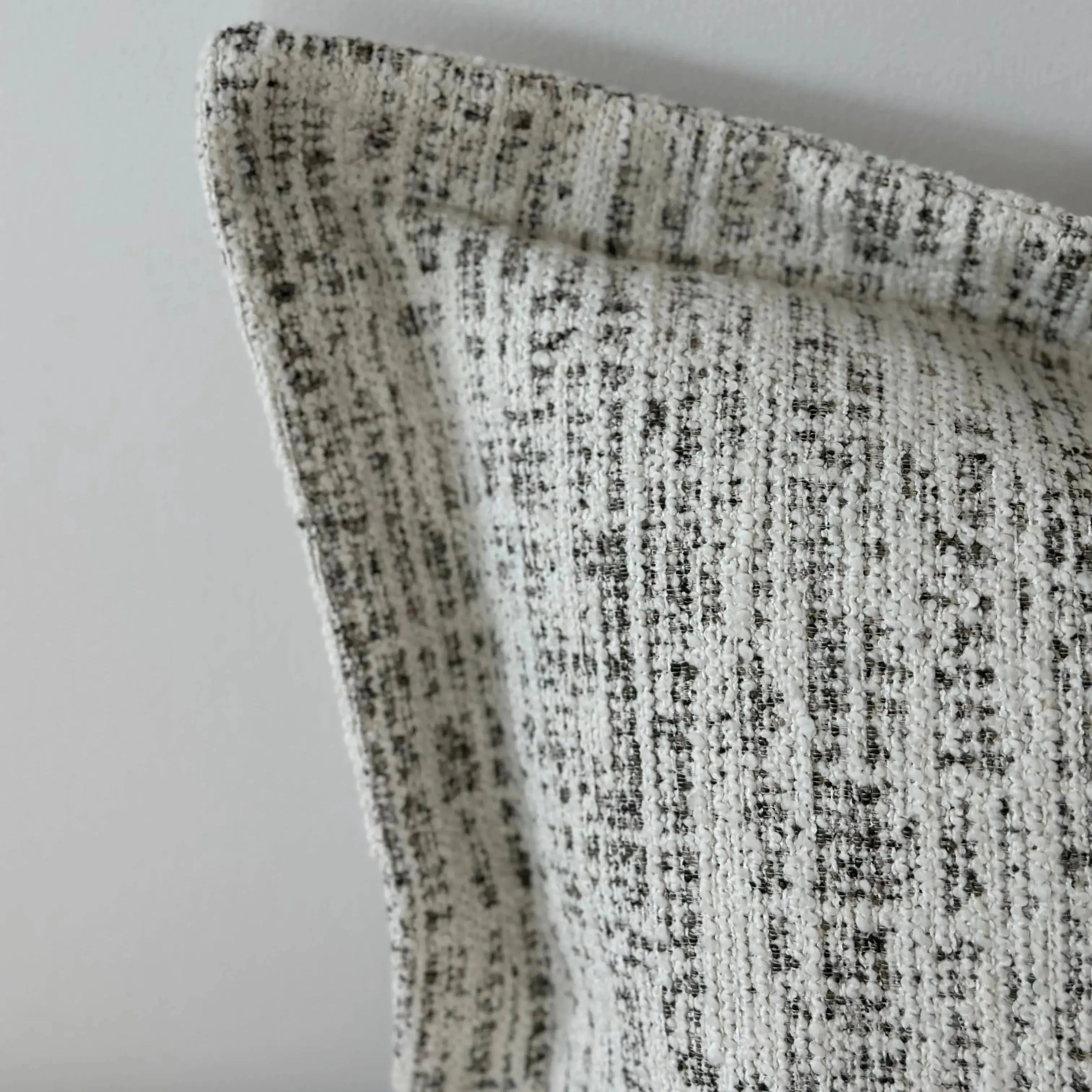 Eve Olive & Cream Boucle Cushion Cover - 45x45cm Ellenvale Trade