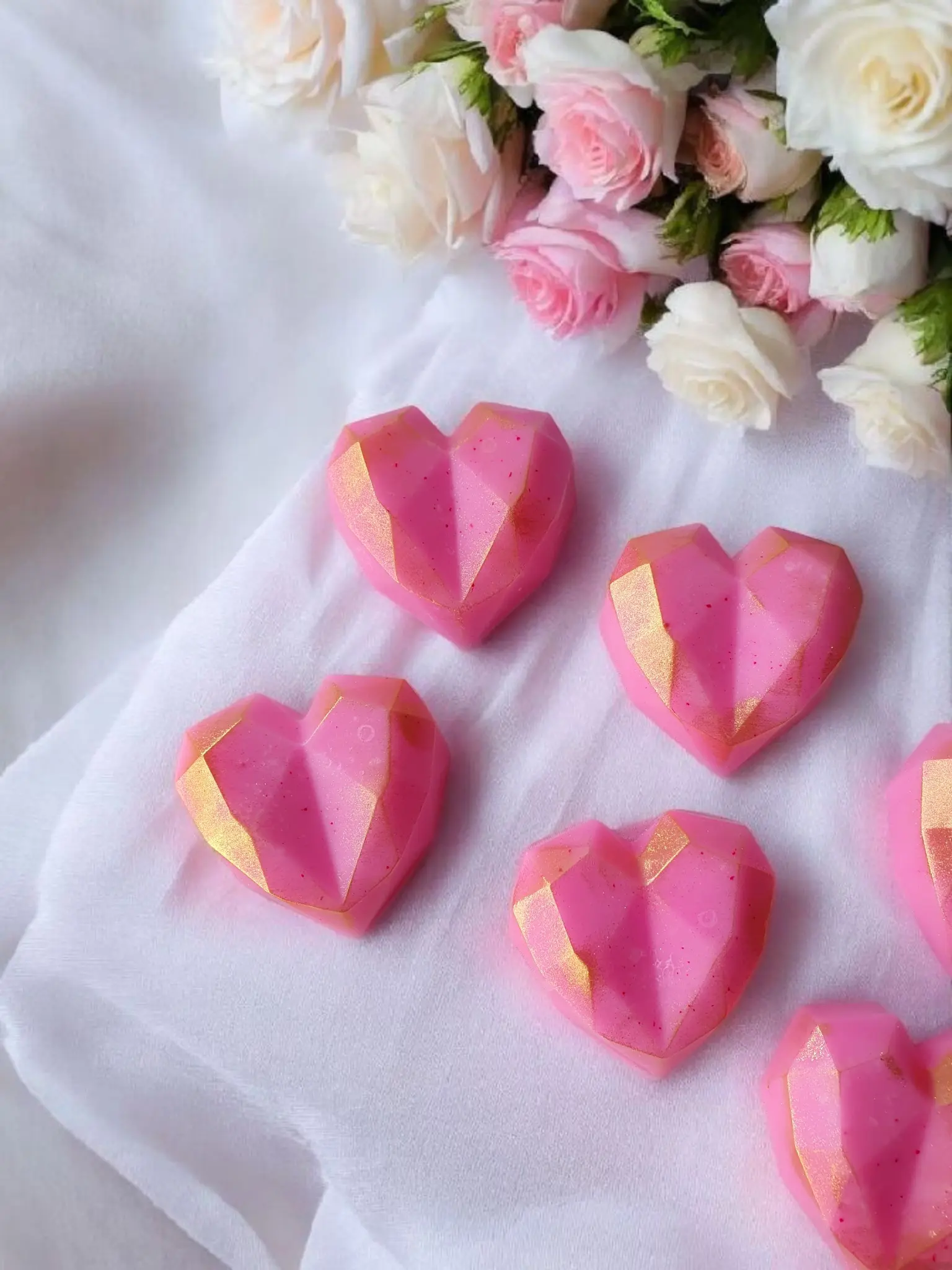 Handmade Love Heart Soap Bars – 50g Butler Bath Products