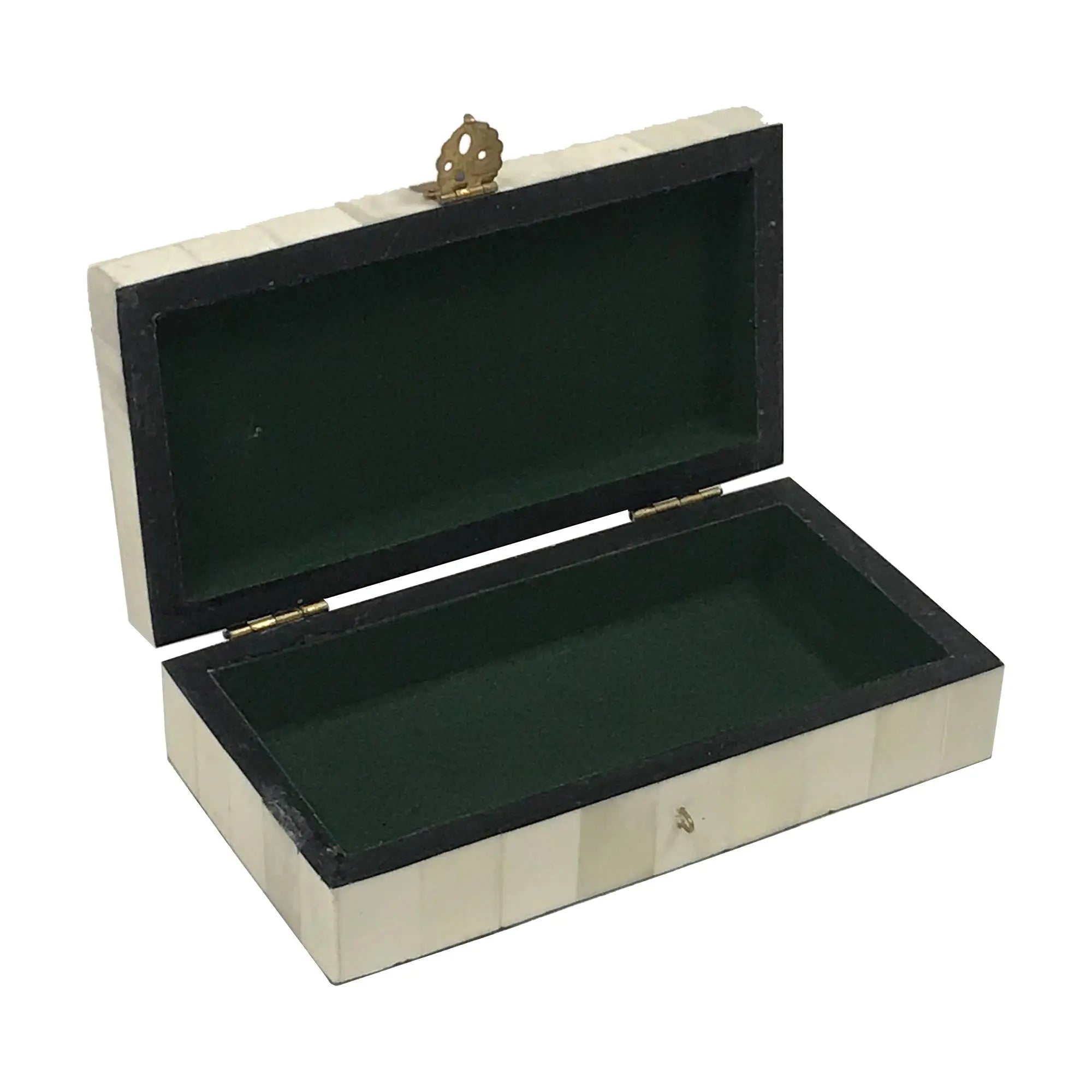 Horse Equestrian Engraved Bone Box Small Madison Bay Co. - Historical Home Decor Reproductions