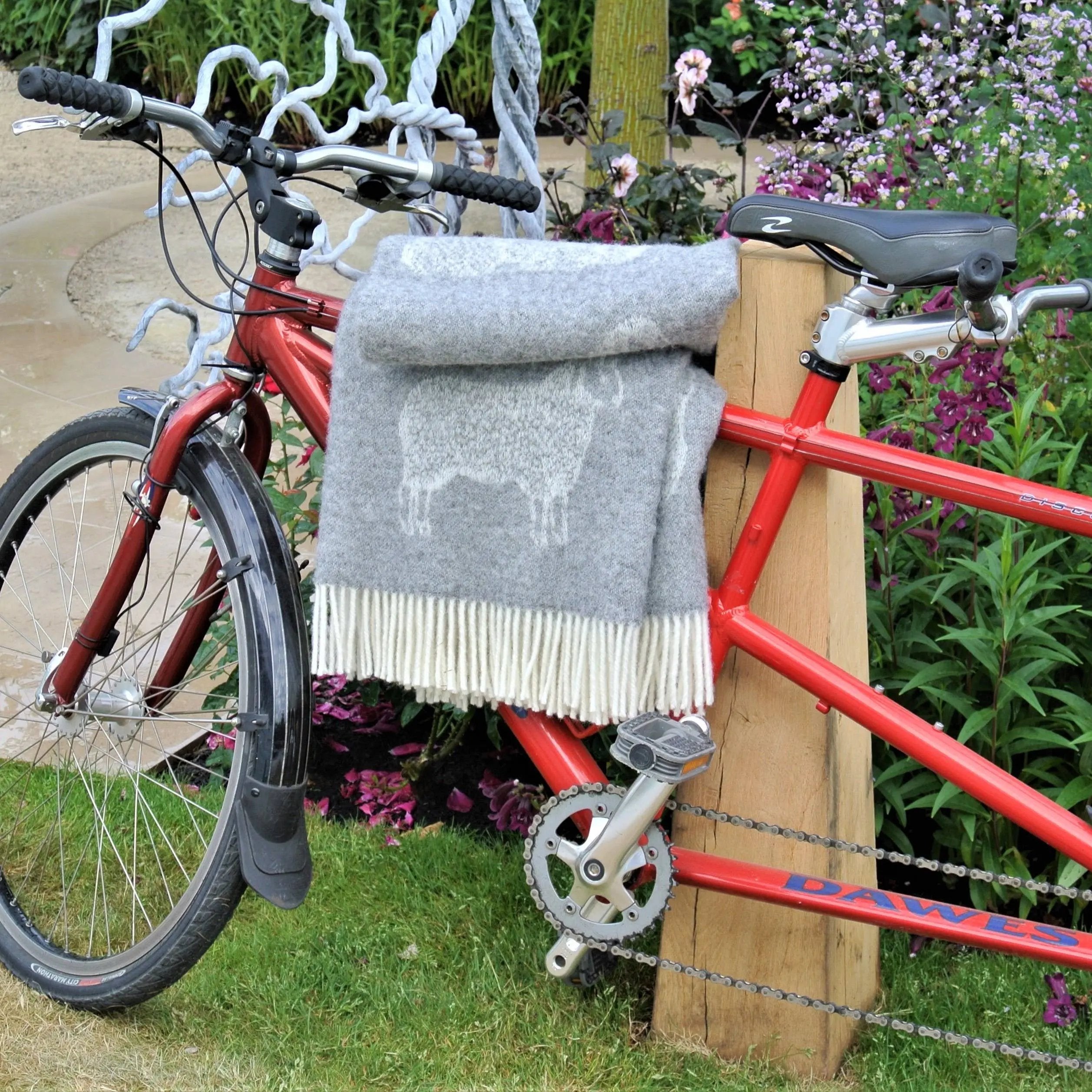 Sheep Soft Grey Pure Wool Throw JJ Textile