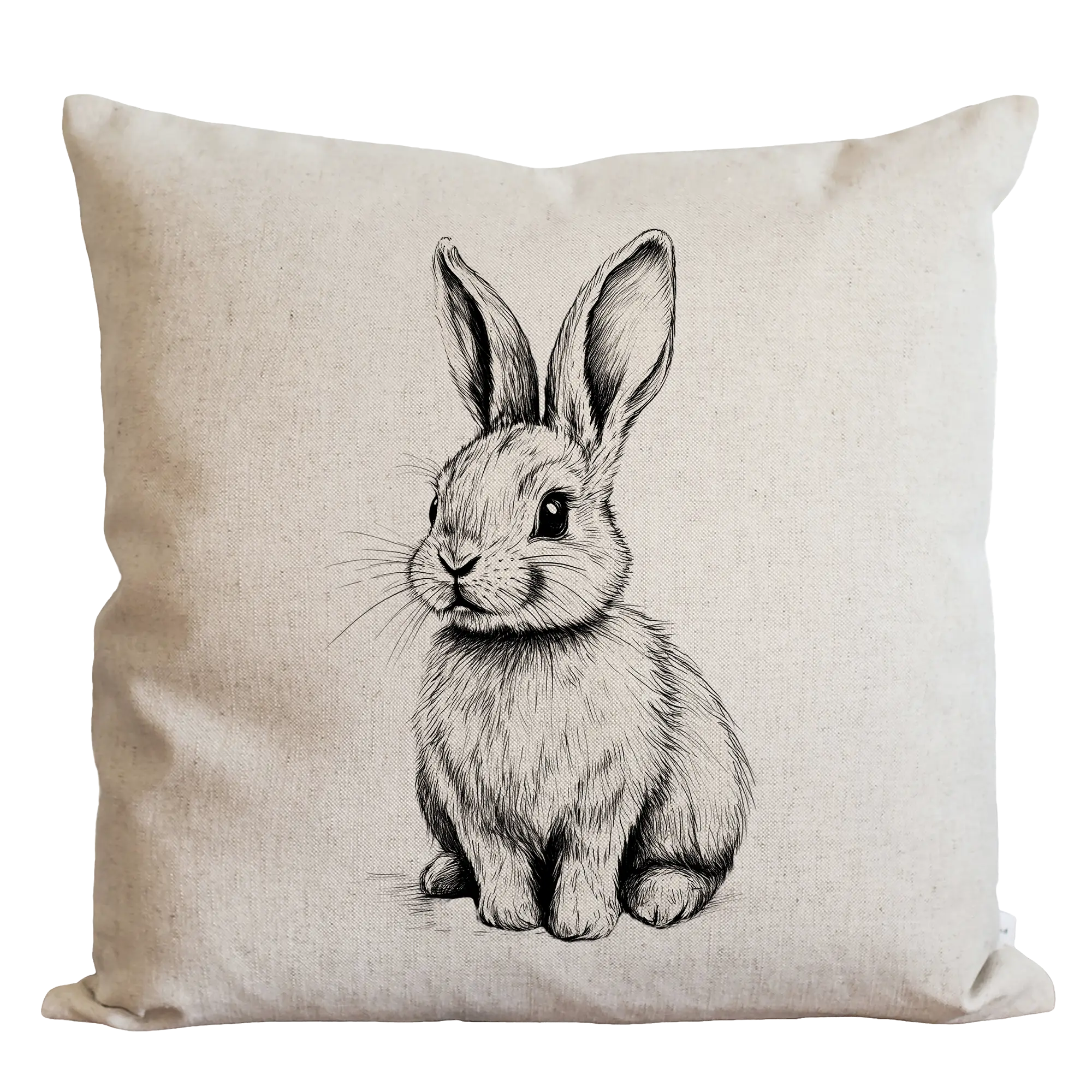 Cottontail Pillow Cover – Natural (45 × 45 cm)