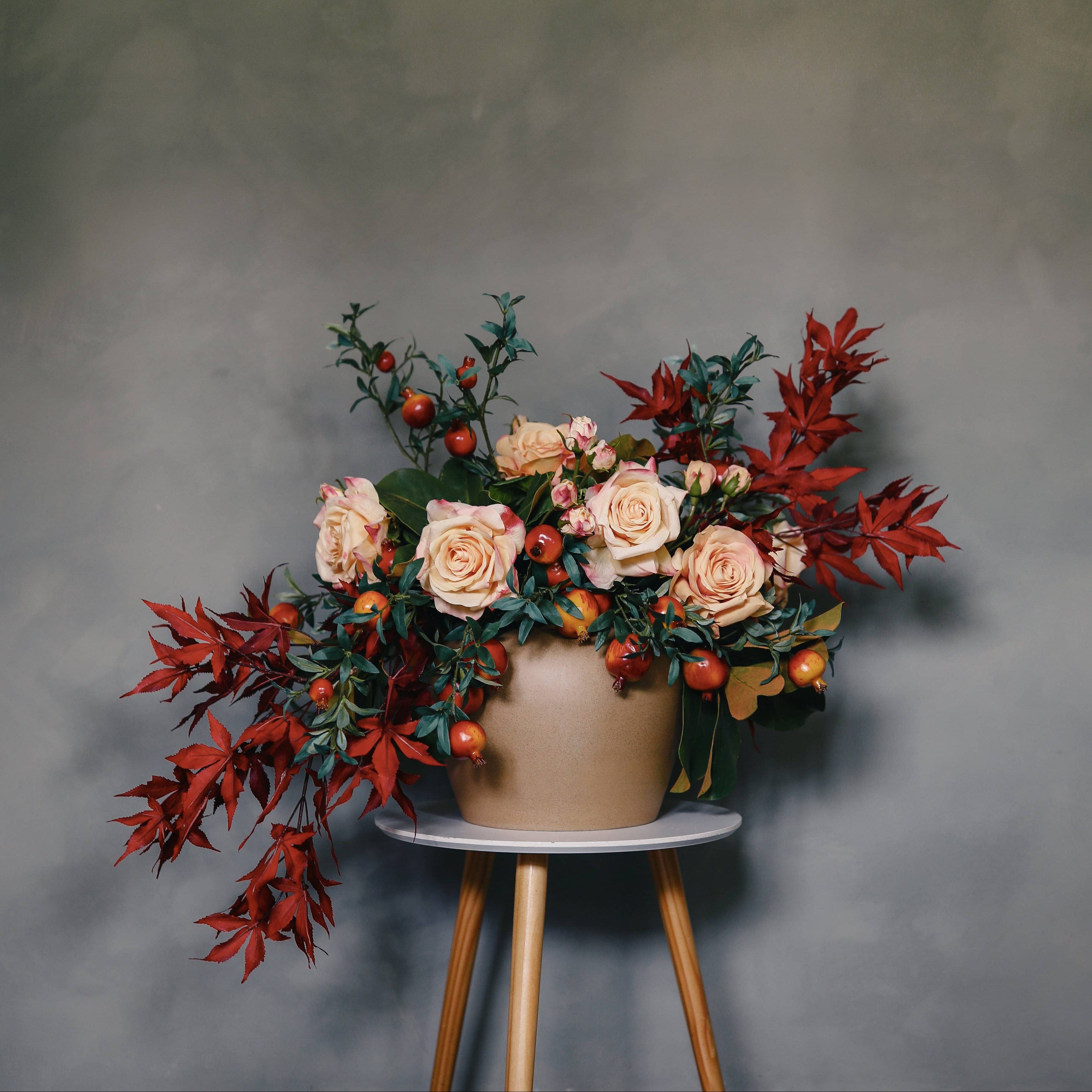 Prestige Fall’s Arrival Bouquet – Faux Floral Pack (Flowers Only)