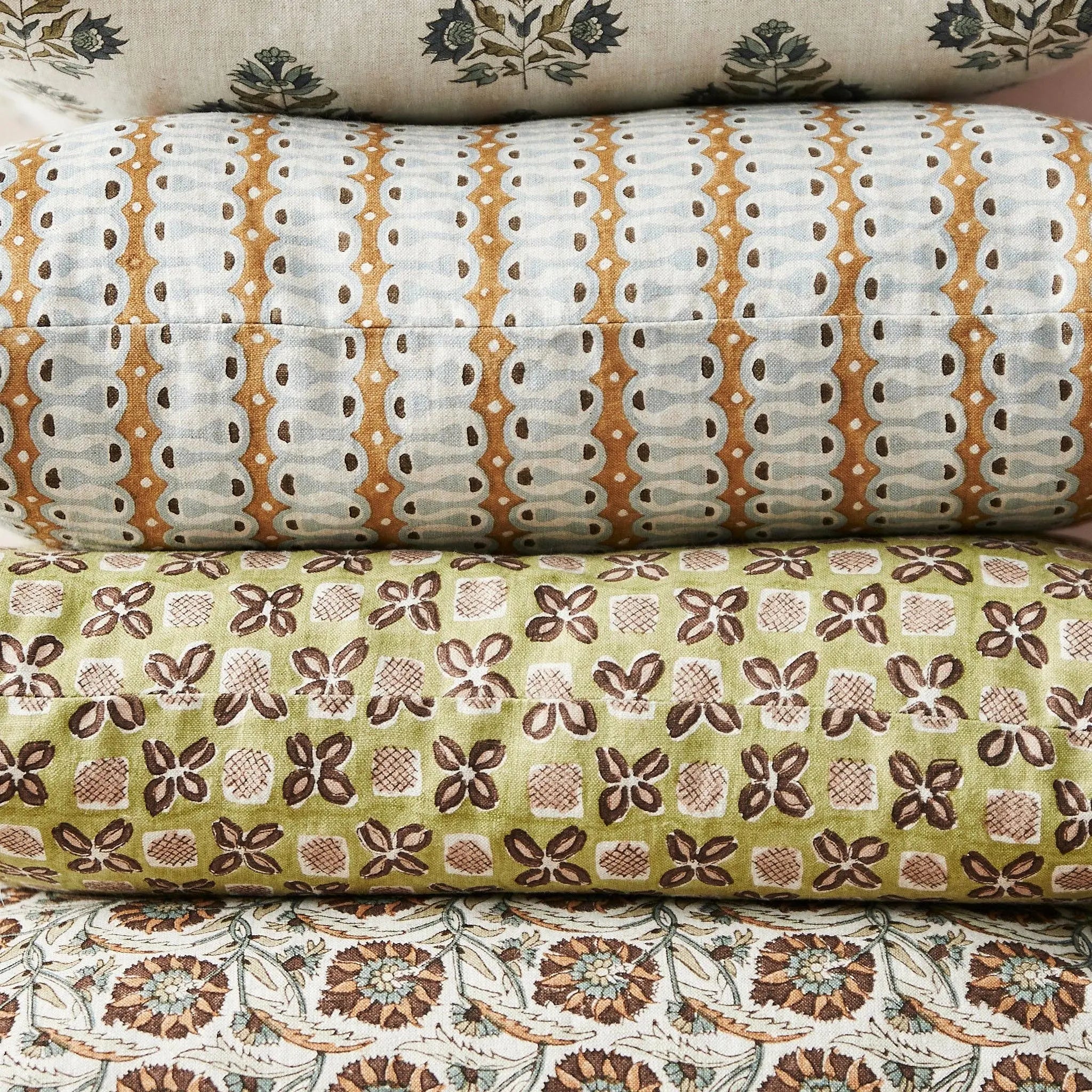 Ankara Slate Pillow 50cm x 50cm - Cover Only Walter G