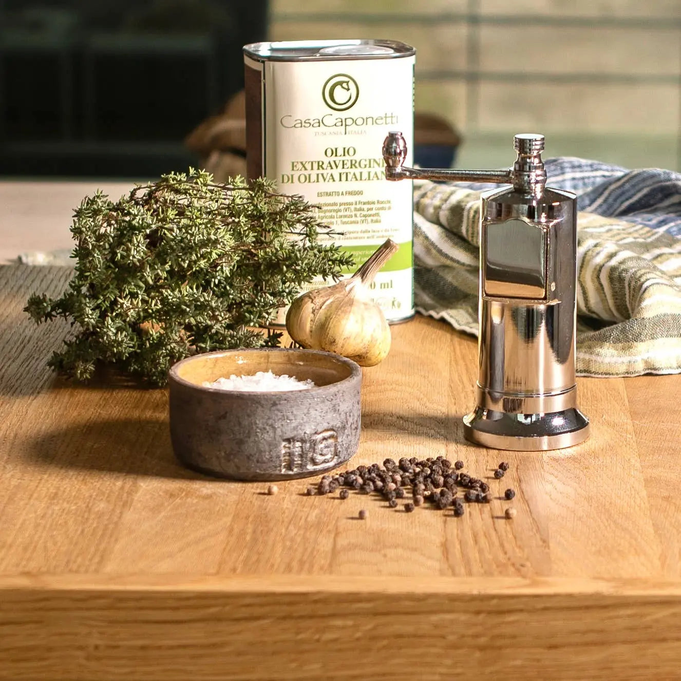The Original ‘Chefs Mate’ – 5.3" Polished Chrome Grinder - Made In Greece Rune-Jakobsen Design