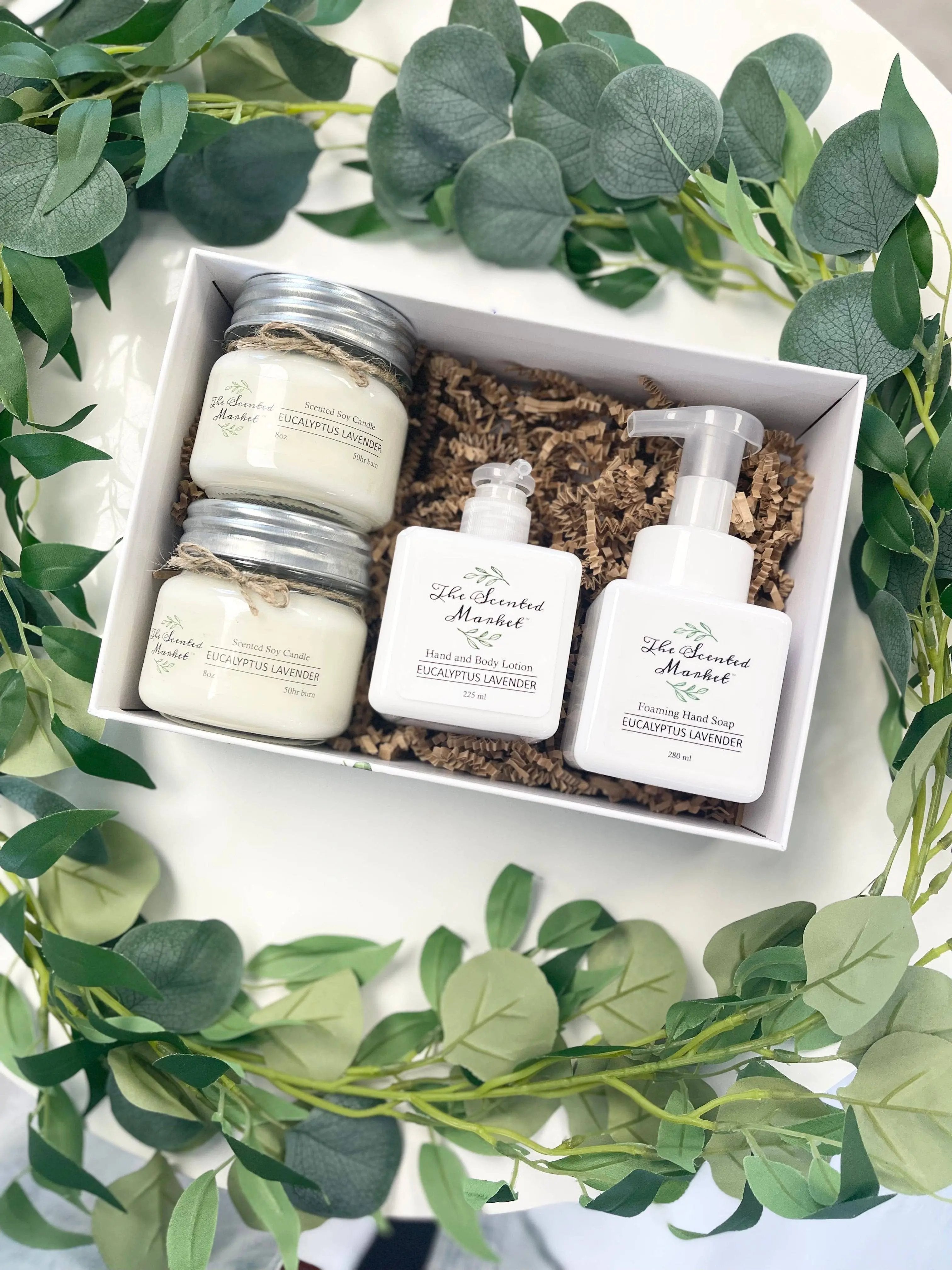 Spoil Me Gift Box – Eucalyptus Lavender The Scented Market