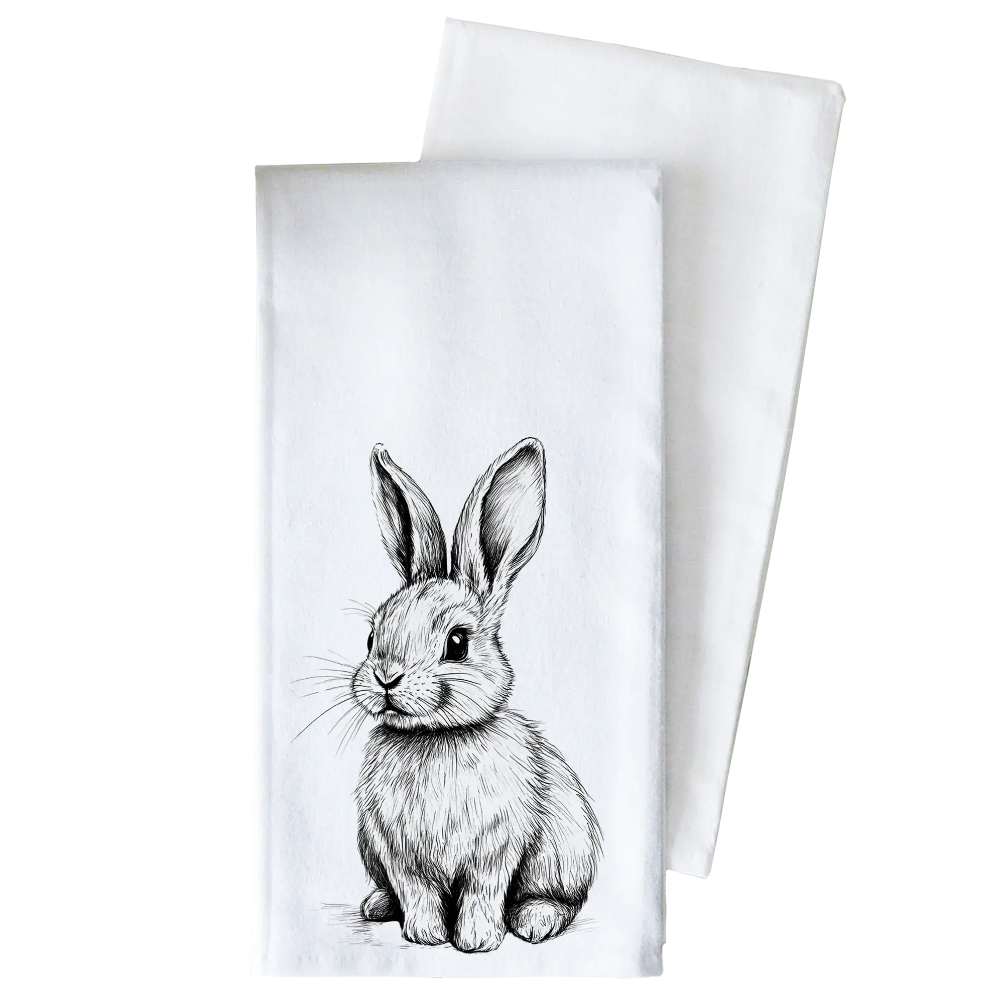 Cottontail Tea Towel β Natural Porter Lane Home