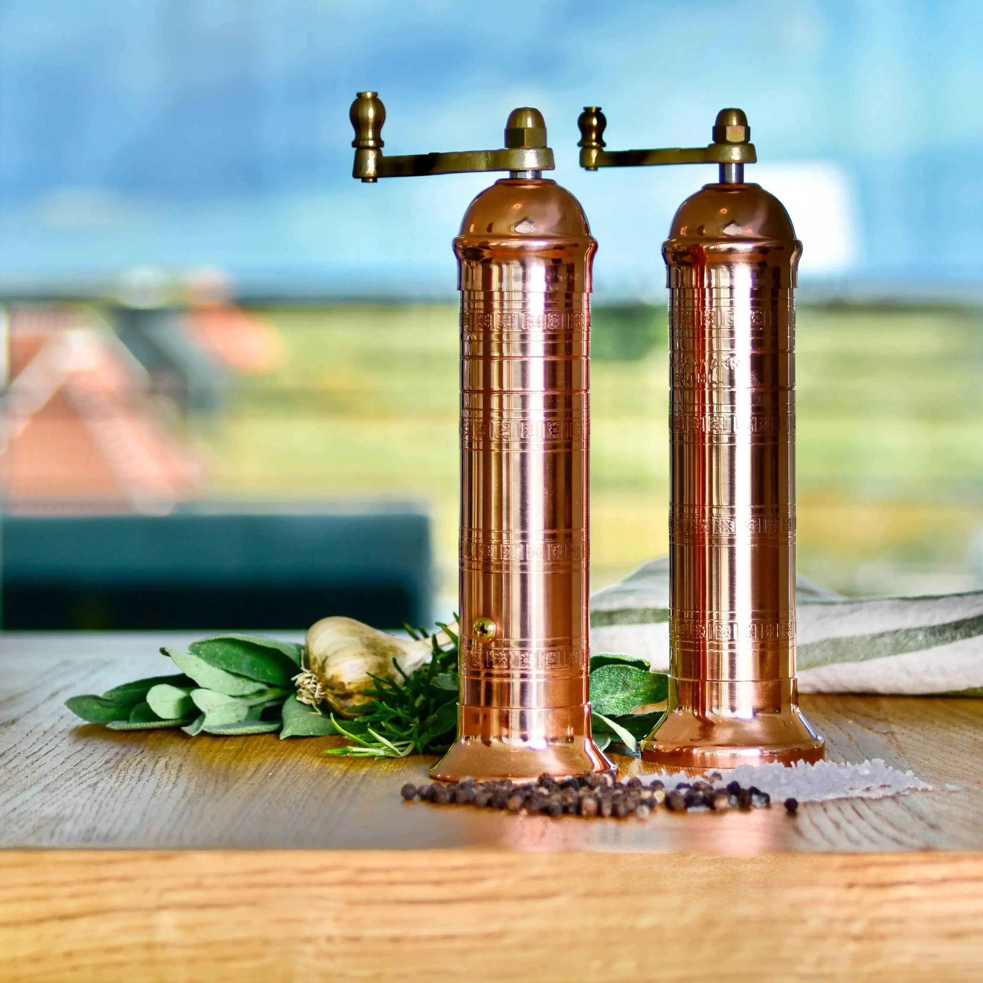 The original 'Copper Mill' - 8" pepper grinder Rune-Jakobsen Design
