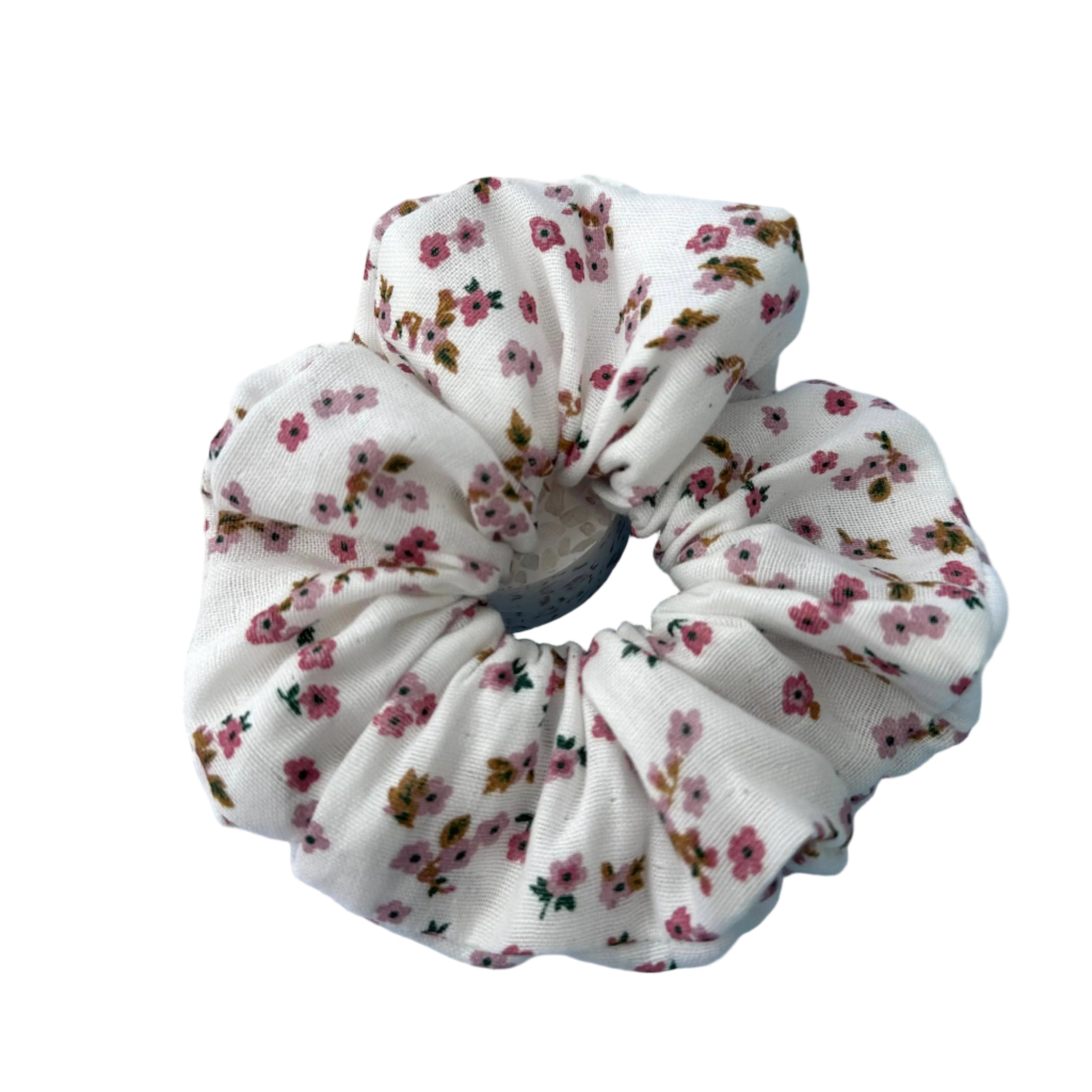 Olivia Floral Scrunchie Handmade Jems