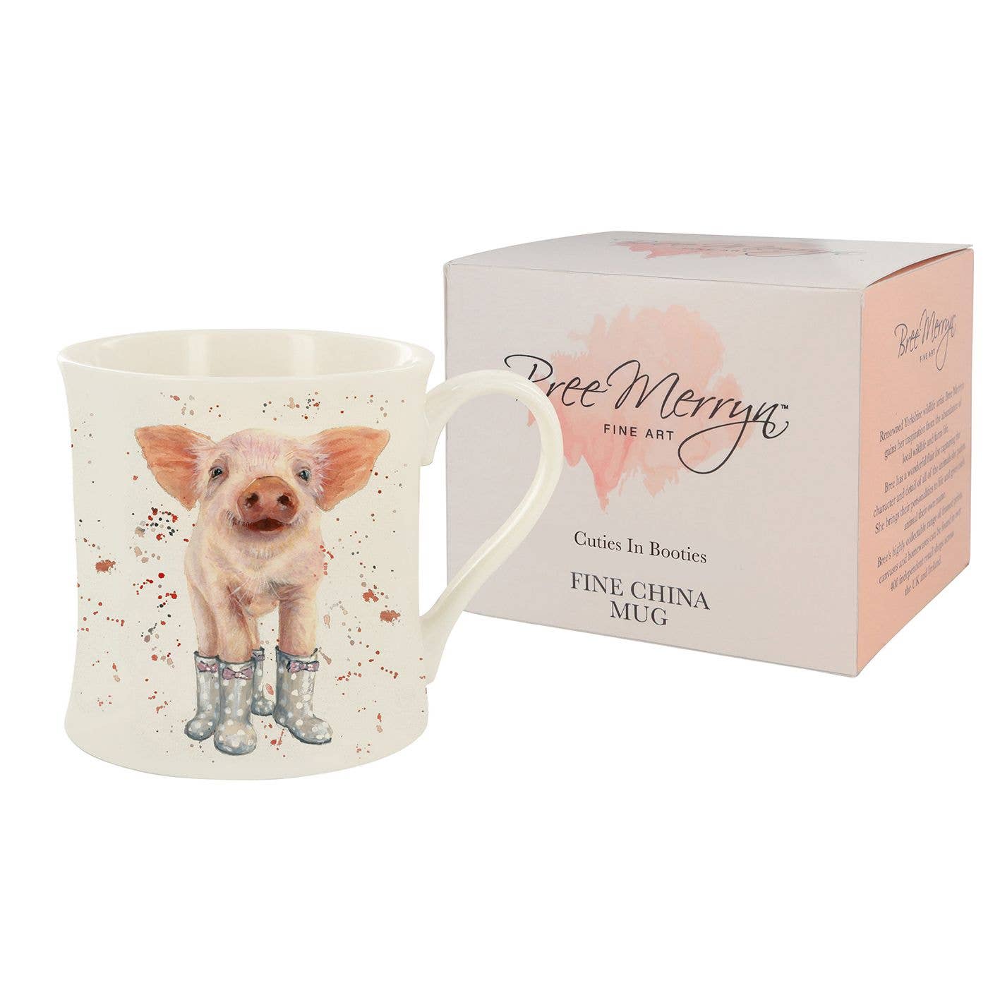 Bree Merryn Penelope Pig Mug - Bone China Joe Davies