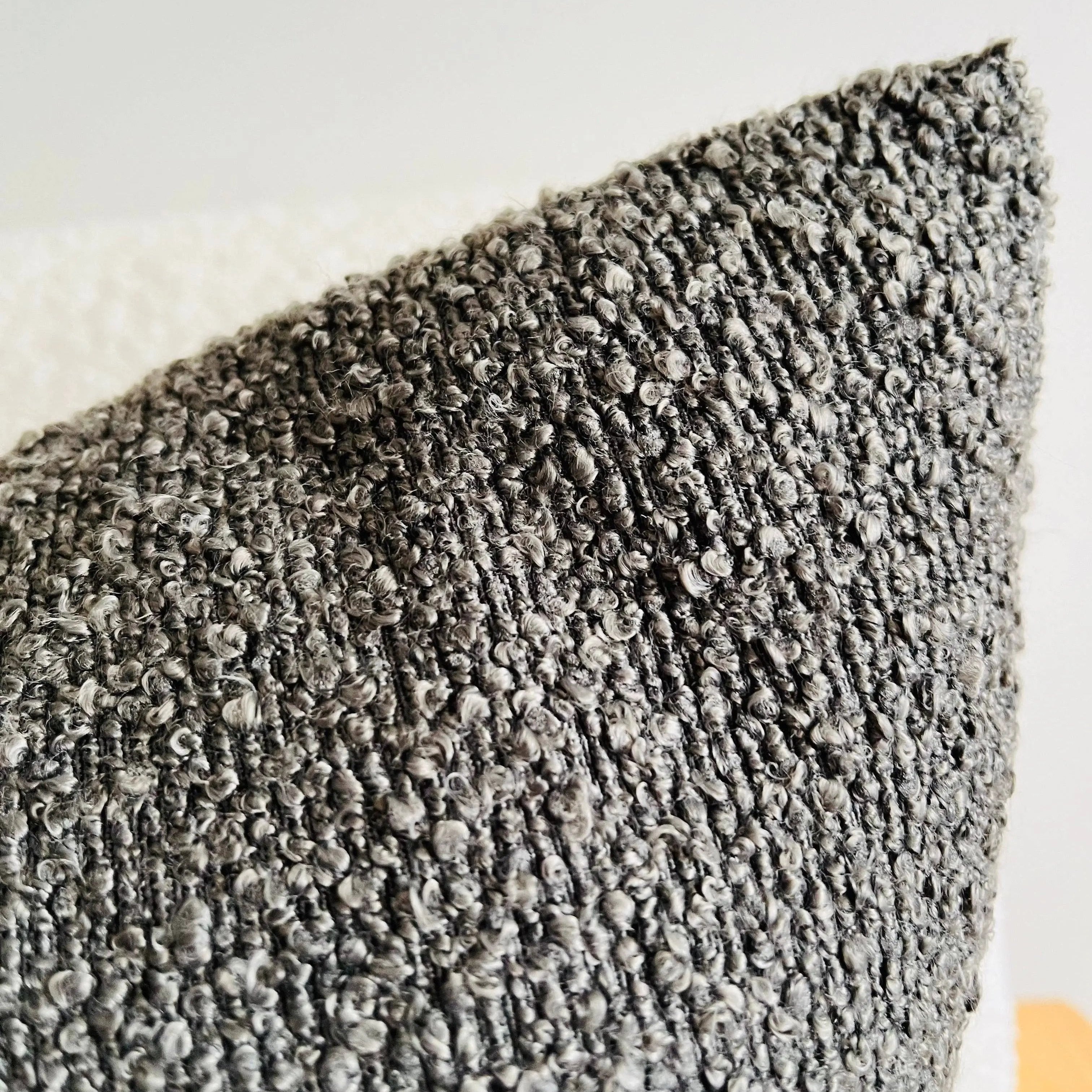 Boucle Cushion Cover - Charcoal 50X50cm Mama and Tochter