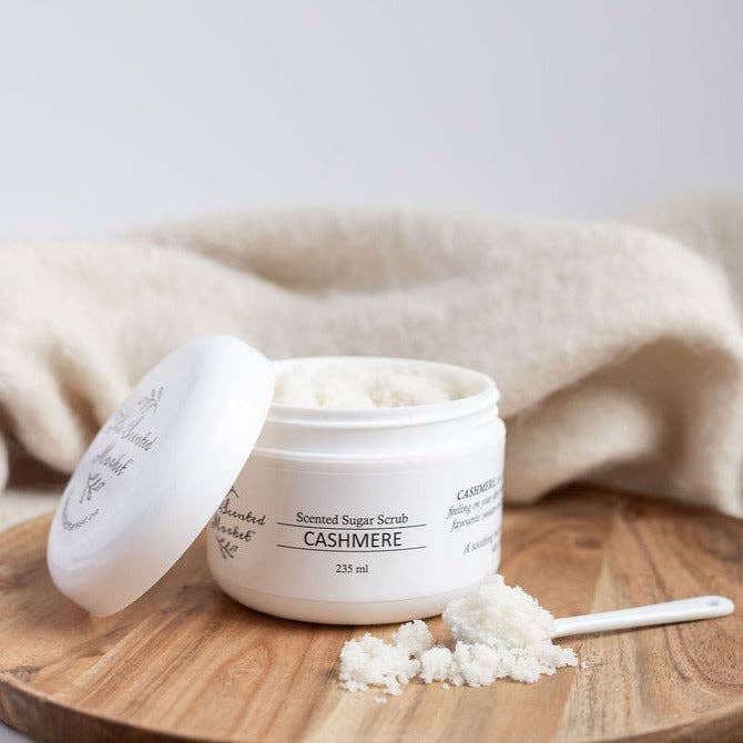Cashmere Scented Sugar Scrub – 235ml The Scented Market
