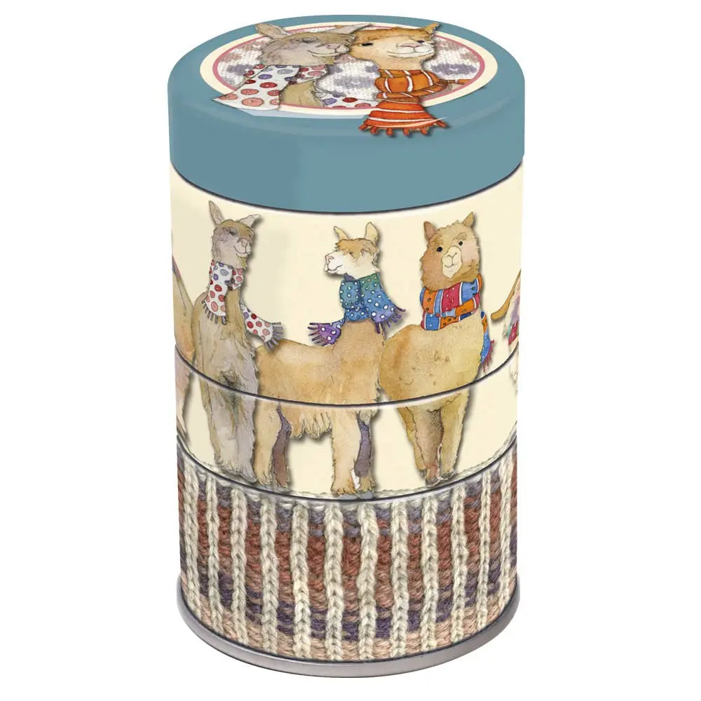 Alpacas – Mini Stacking Tin Set Emma Ball Ltd