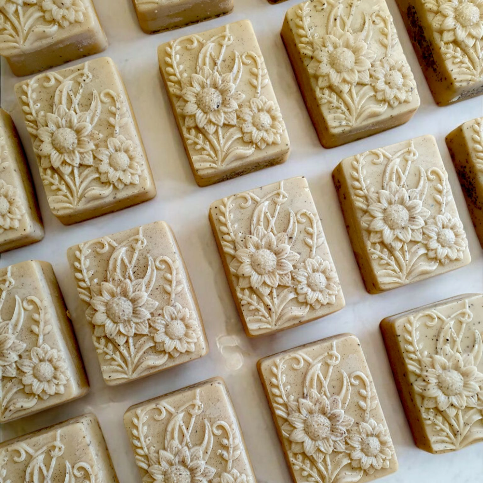 Coffee scrub soap bars