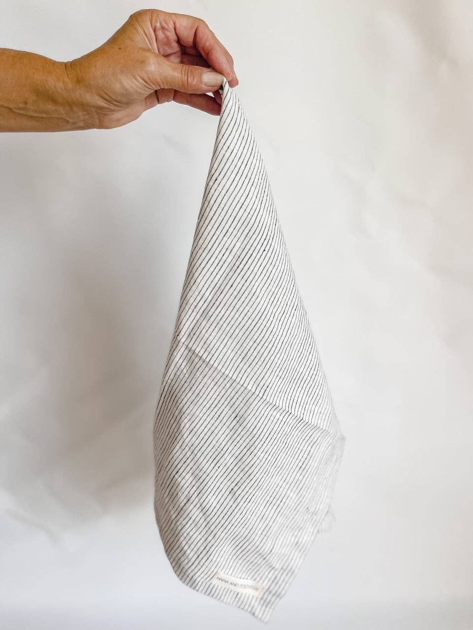 Pure French Linen Tea Towel - Pinstripe Mama and Tochter