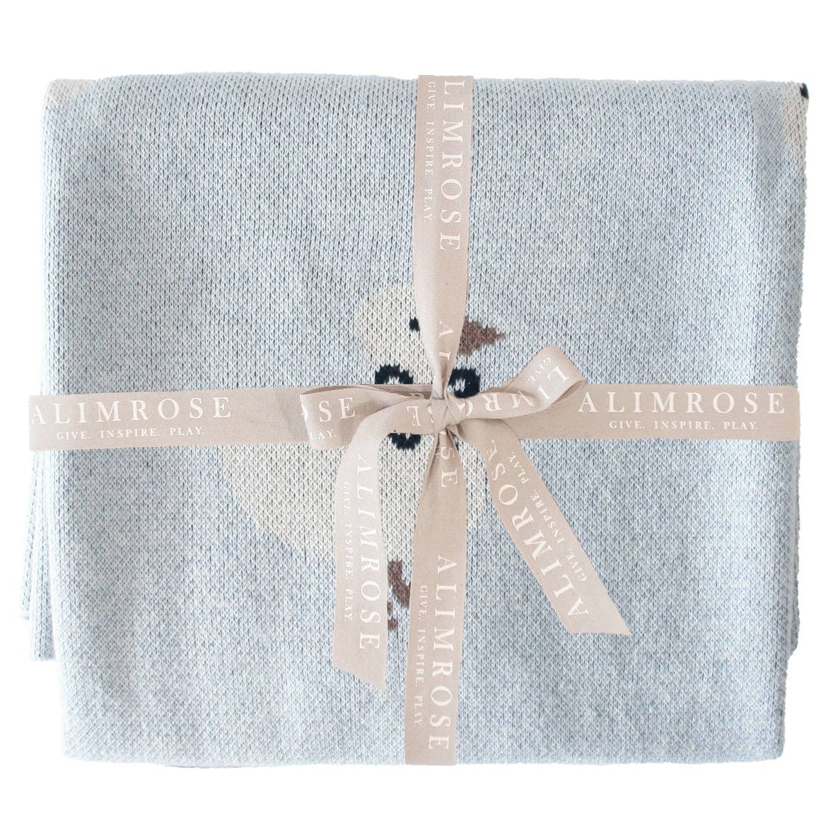 Duck Baby Blanket – Blue (100 × 80 cm)