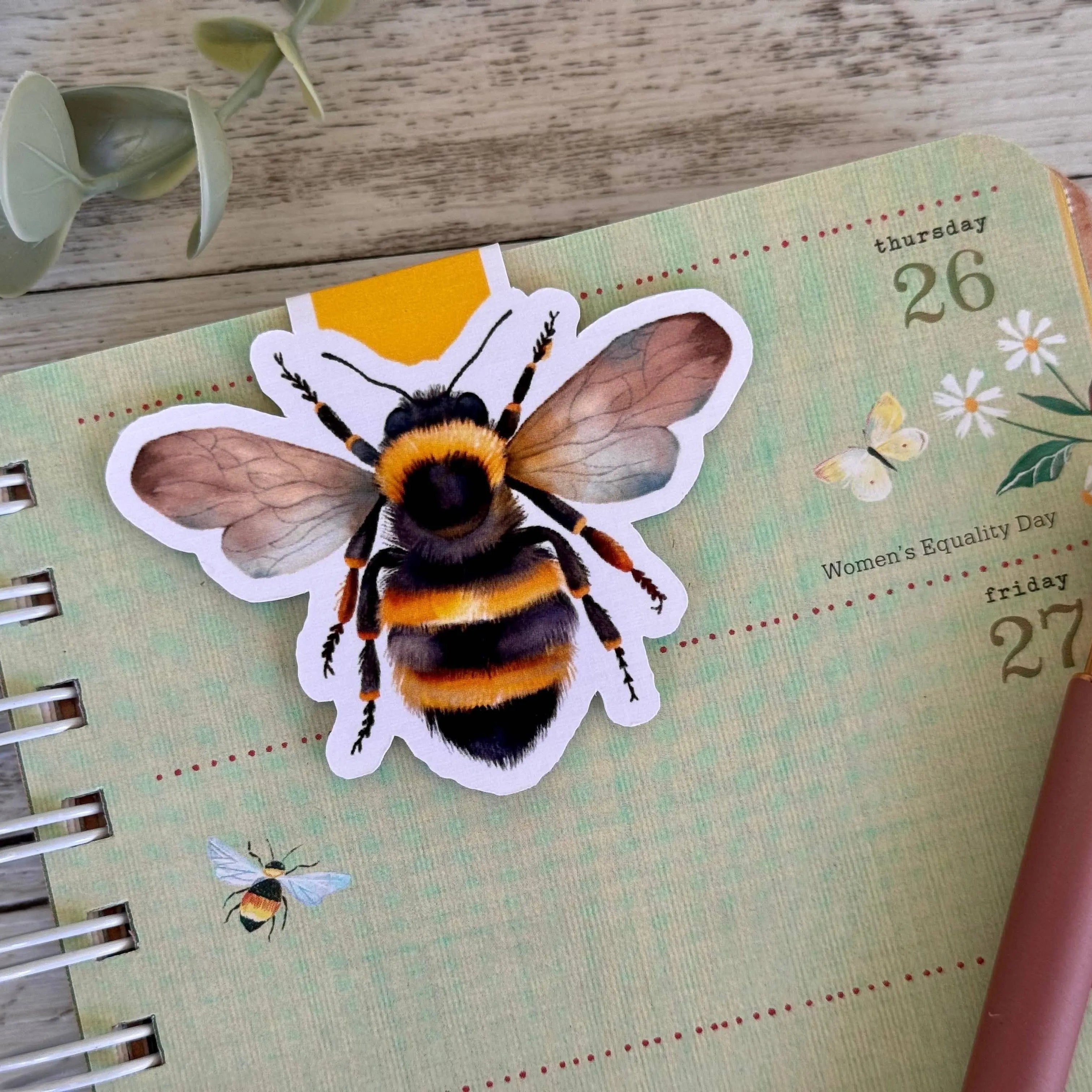 Bee & Honey Handmade Magnetic Bookmark