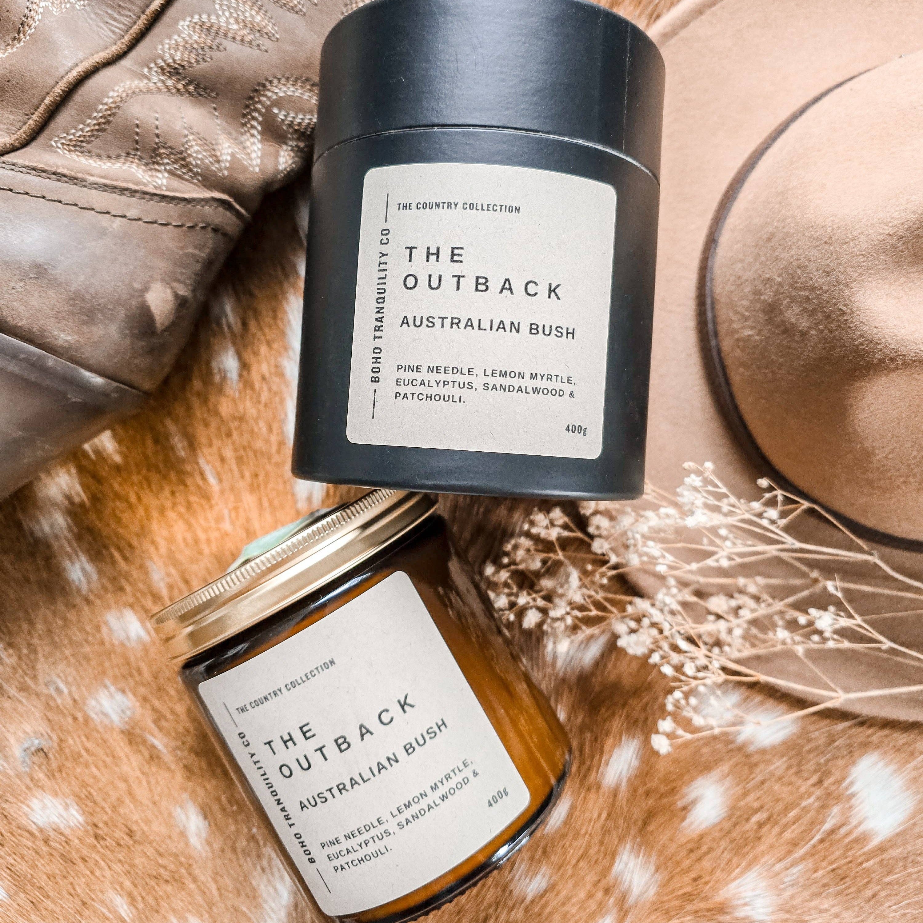THE OUTBACK CANDLE - Australian Bush Boho Tranquility Co