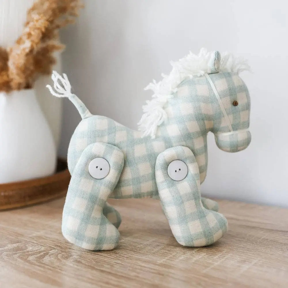 Jointed Pony – Sage Check 22 cm