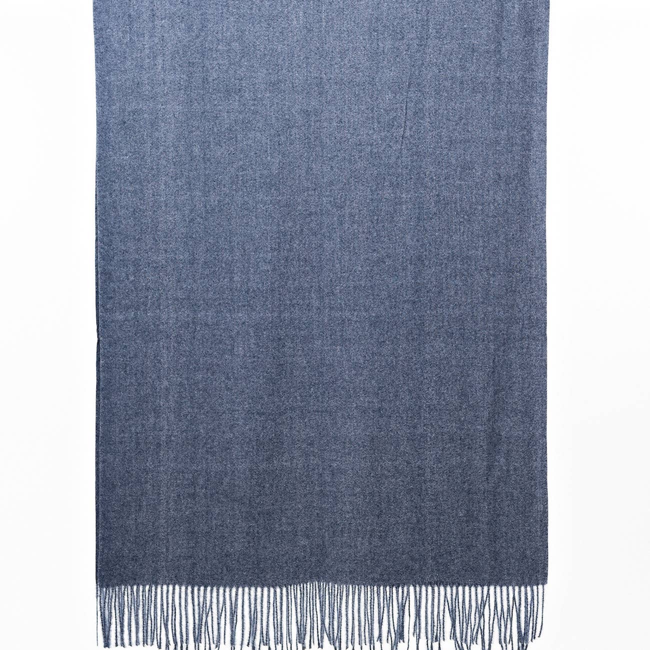 Luxe Plain Scarf - Slate Blue Grey