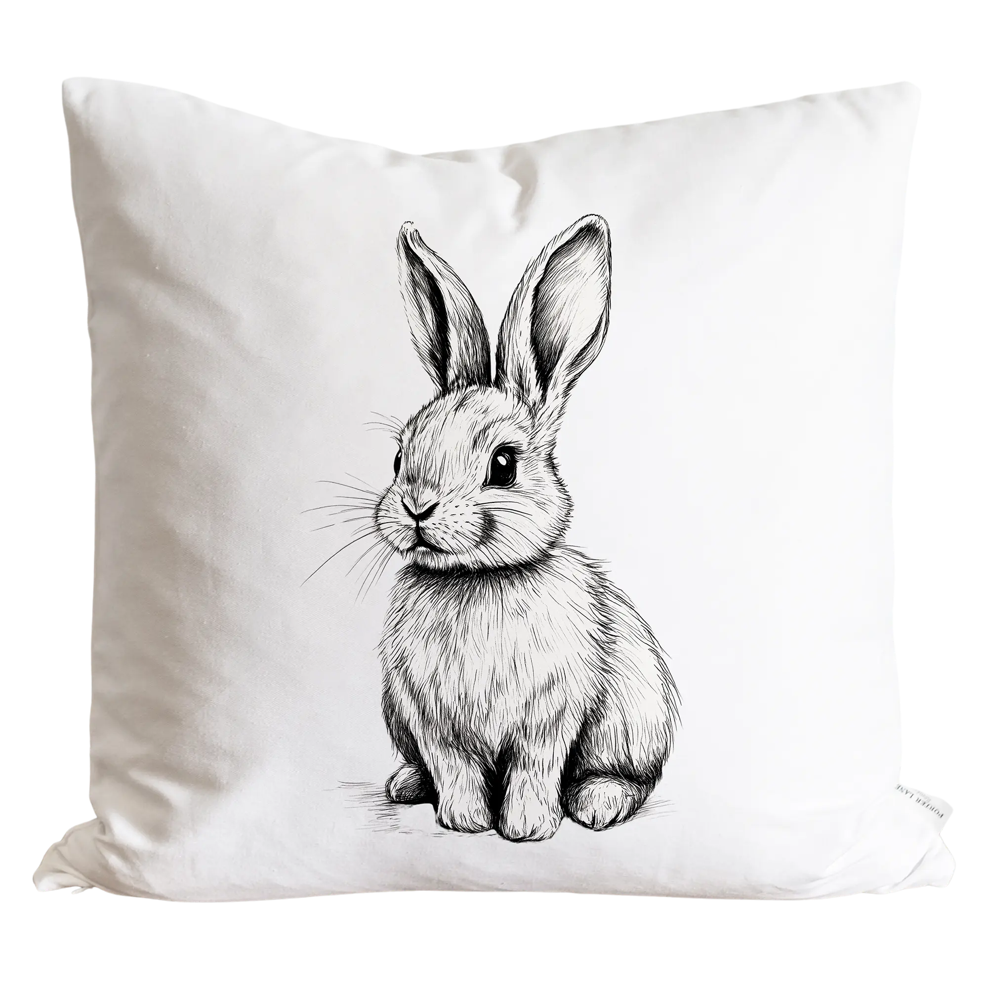 Cottontail Pillow Cover – Natural (45 × 45 cm)