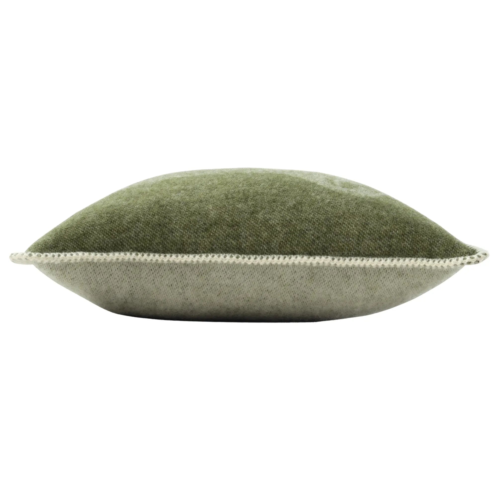 Mossy Green Sheep Pure Wool Cushion Cover JJ Textile