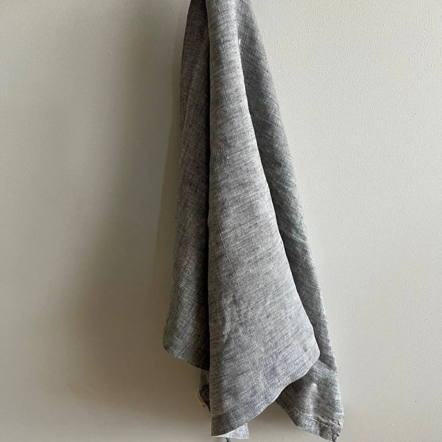 Pure French Linen Tea Towel - Grey Denim Mama and Tochter