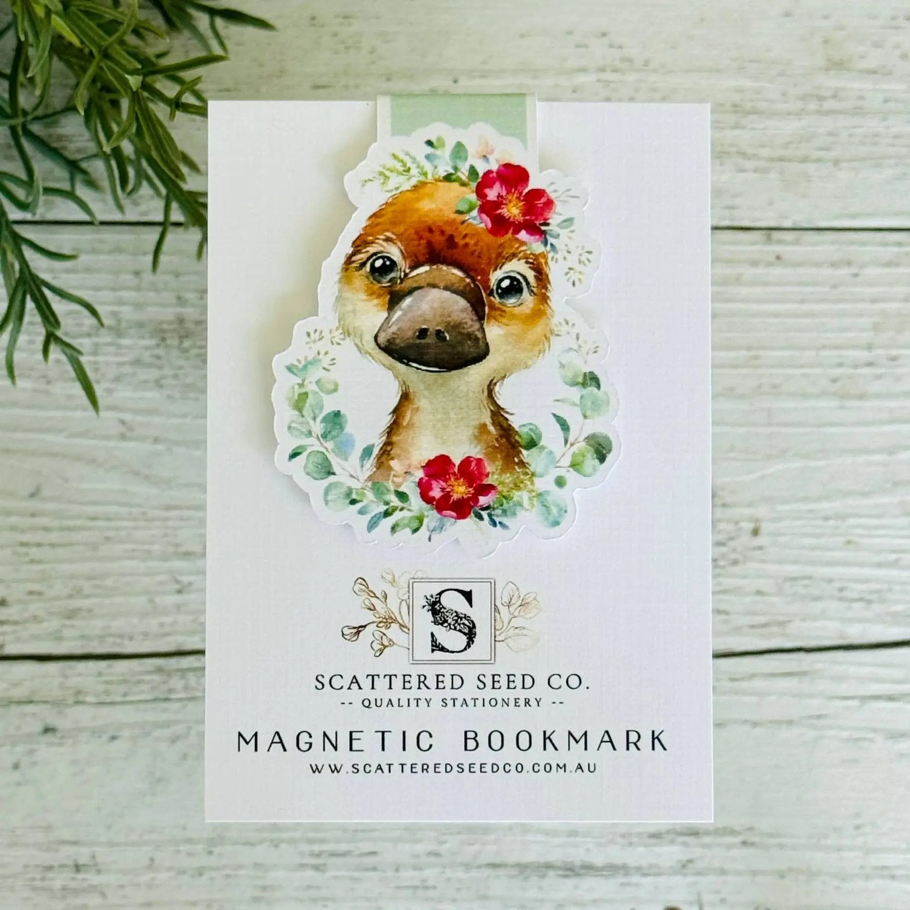 Australian Platypus Magnetic Bookmark Scattered Seed Co