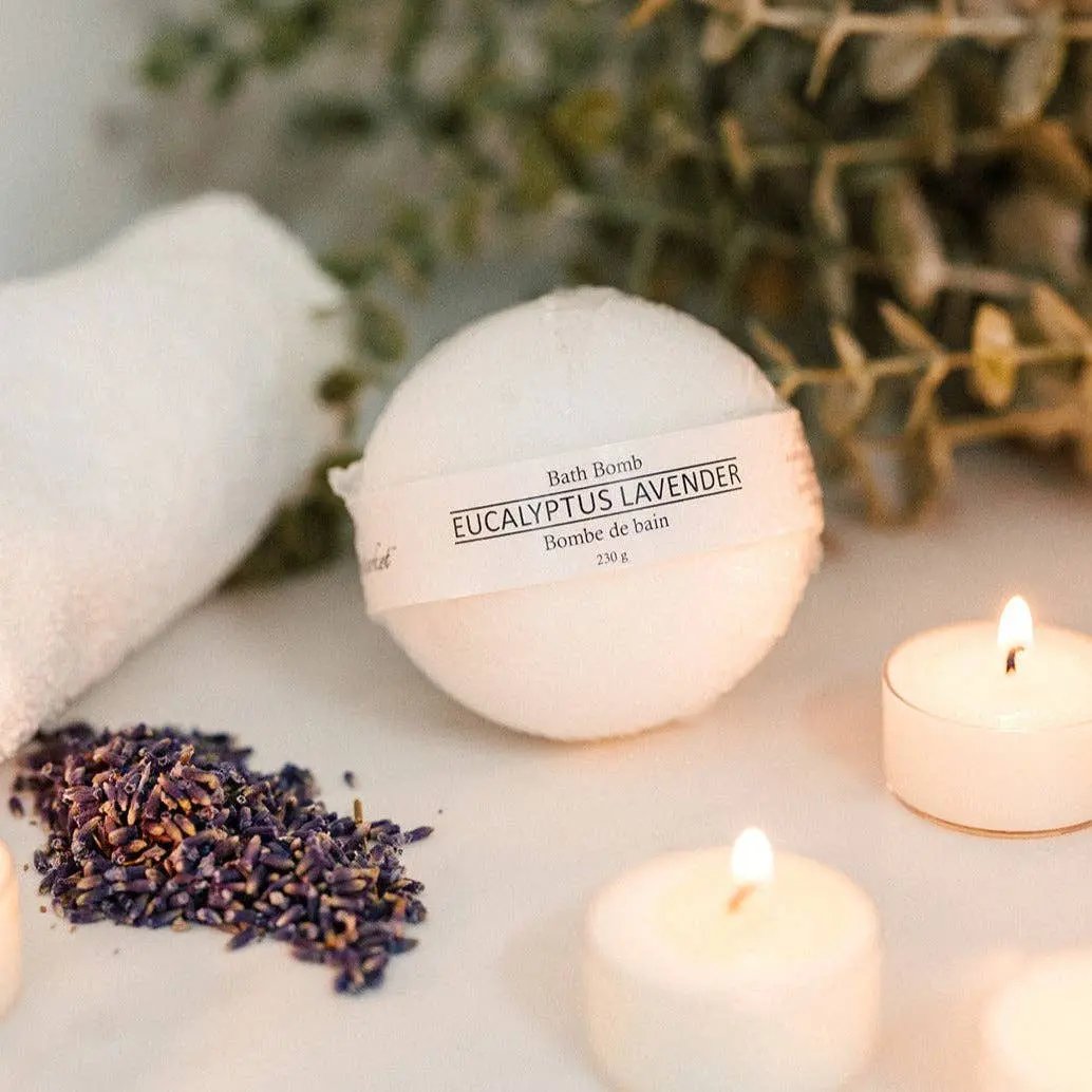 EUCALYPTUS LAVENDER – Bath Bomb 230g The Scented Market