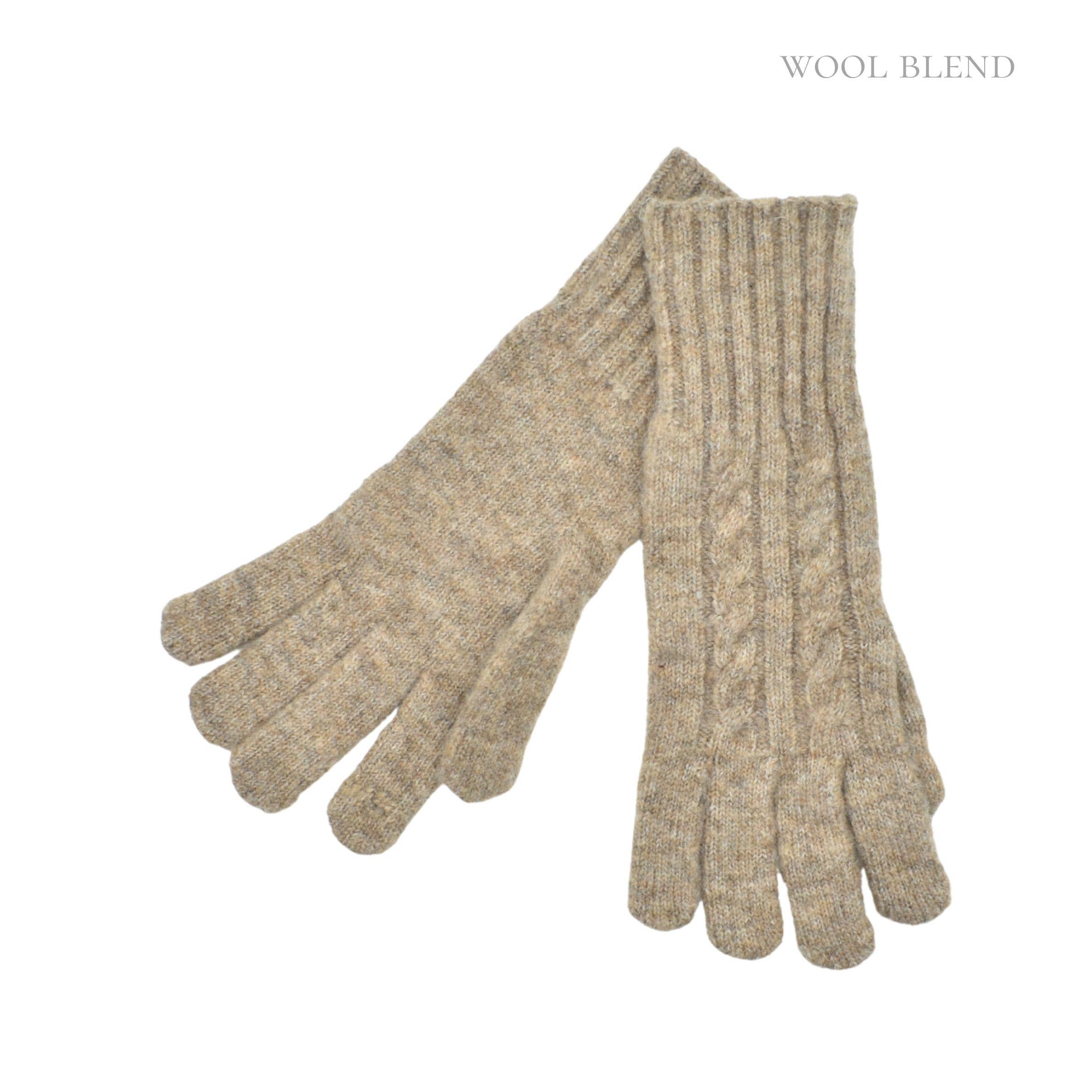 Heritage Knit Gloves – Oatmeal