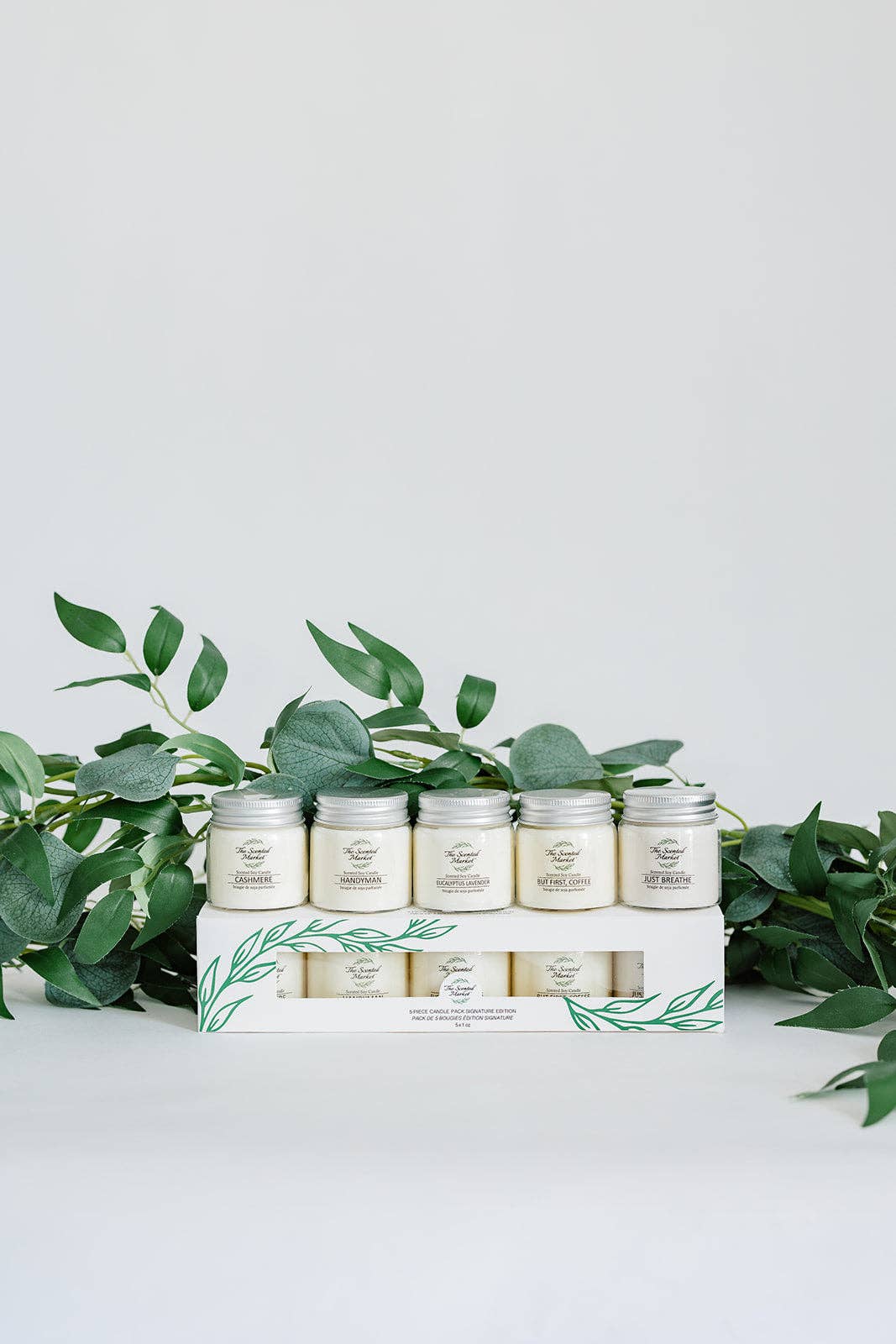 Signature Candle Sample 5-Pack – Best-Selling Scents, Clean Soy Wax The Scented Market