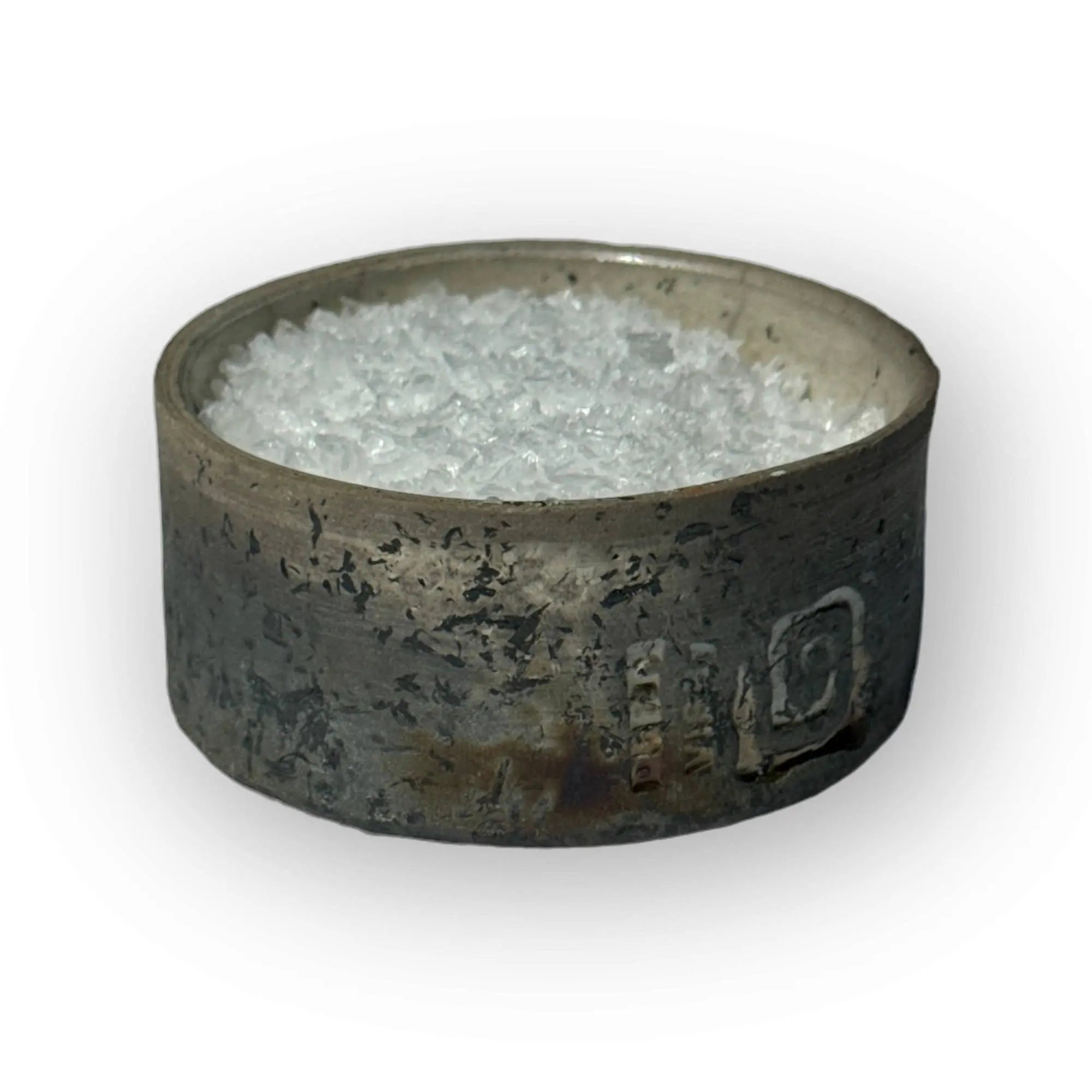 Handmade Raku-fired salt bowls in 3 different glazes: White Rune-Jakobsen Design
