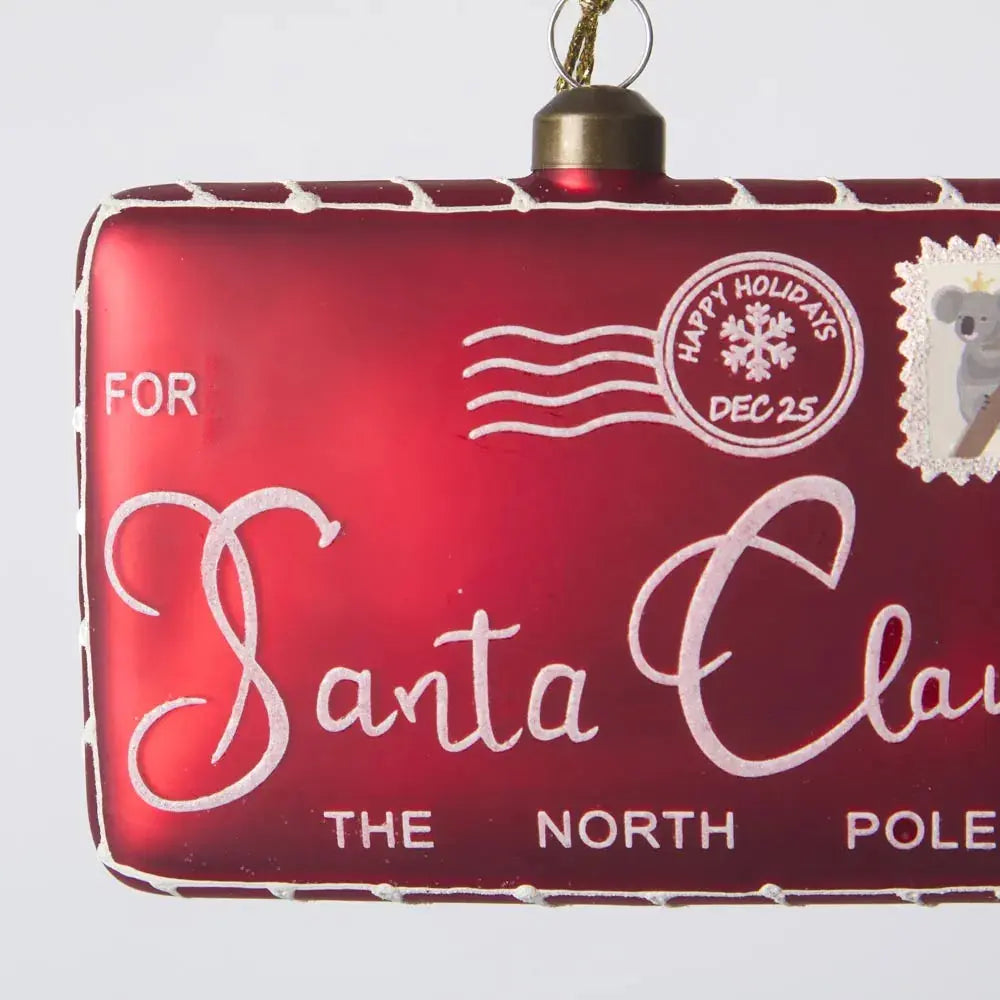 Aussie Letter to Santa Christmas Tree Decoration Florabelle