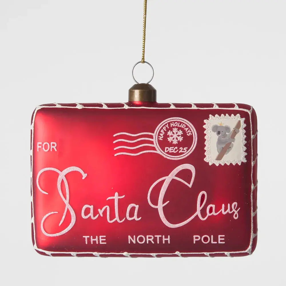 Aussie Letter to Santa Christmas Tree Decoration Florabelle