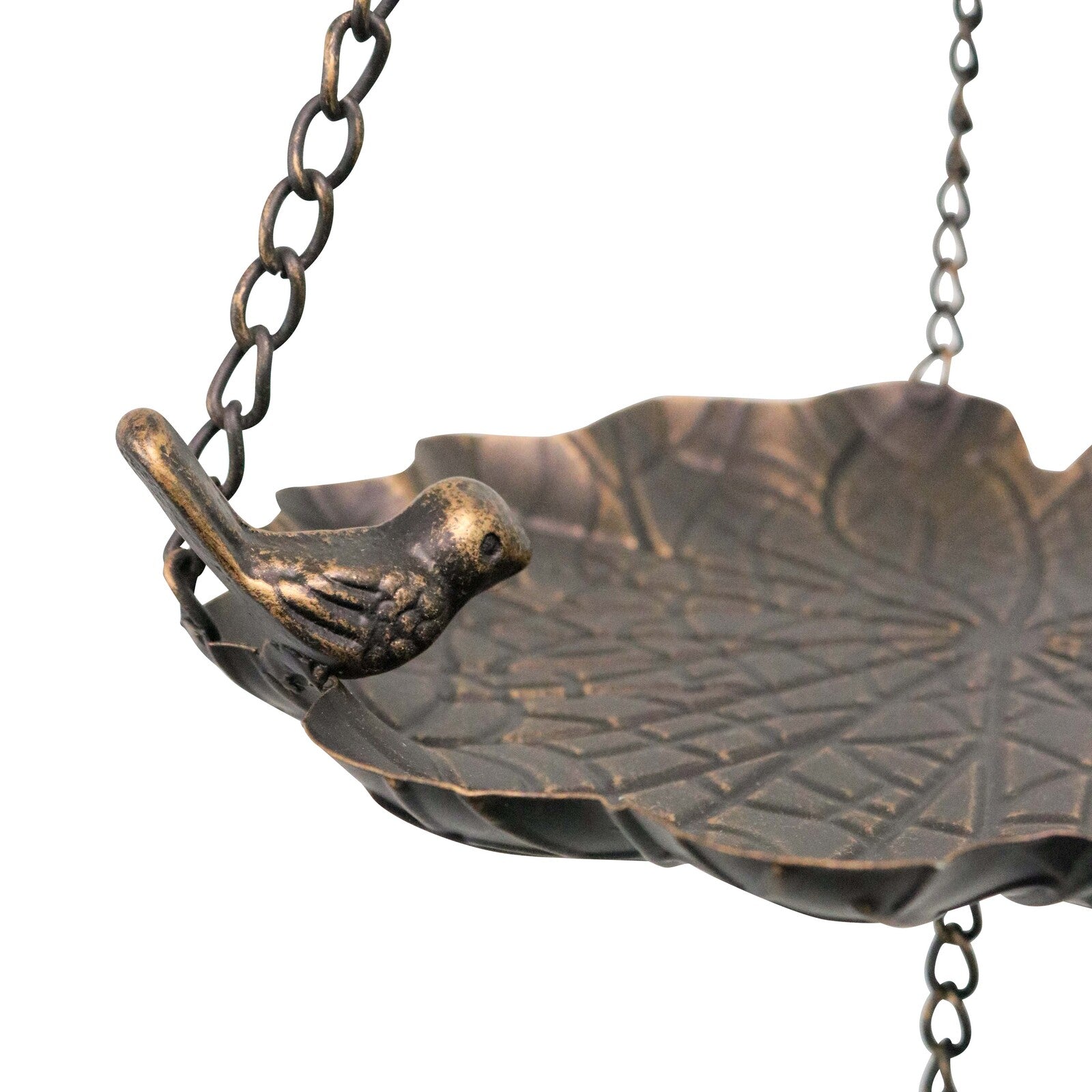 Hanging Flower Bird Bath & Feeder with Windchime Barrington Country Homewares